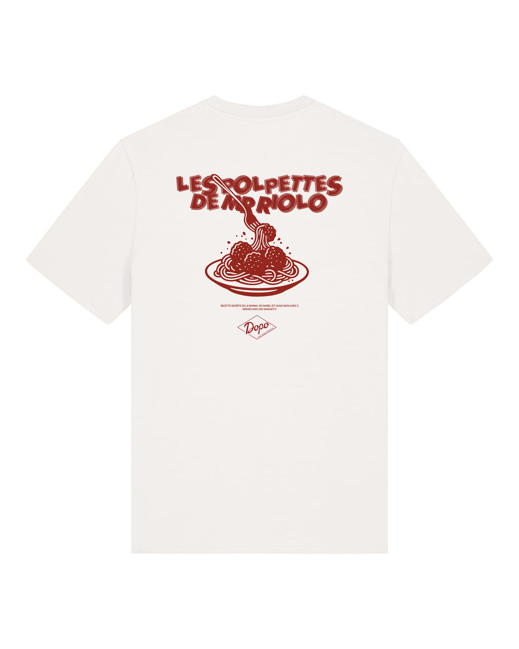 Tee Shirt Polpettes de Monsieur Riolo - Dopo x Foot Dimanche