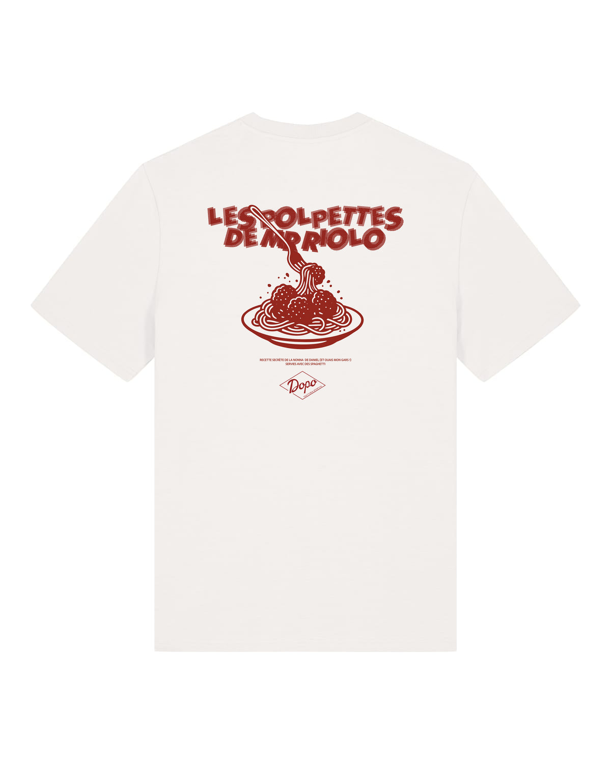 Tee Shirt Polpettes de Monsieur Riolo - Dopo x Foot Dimanche