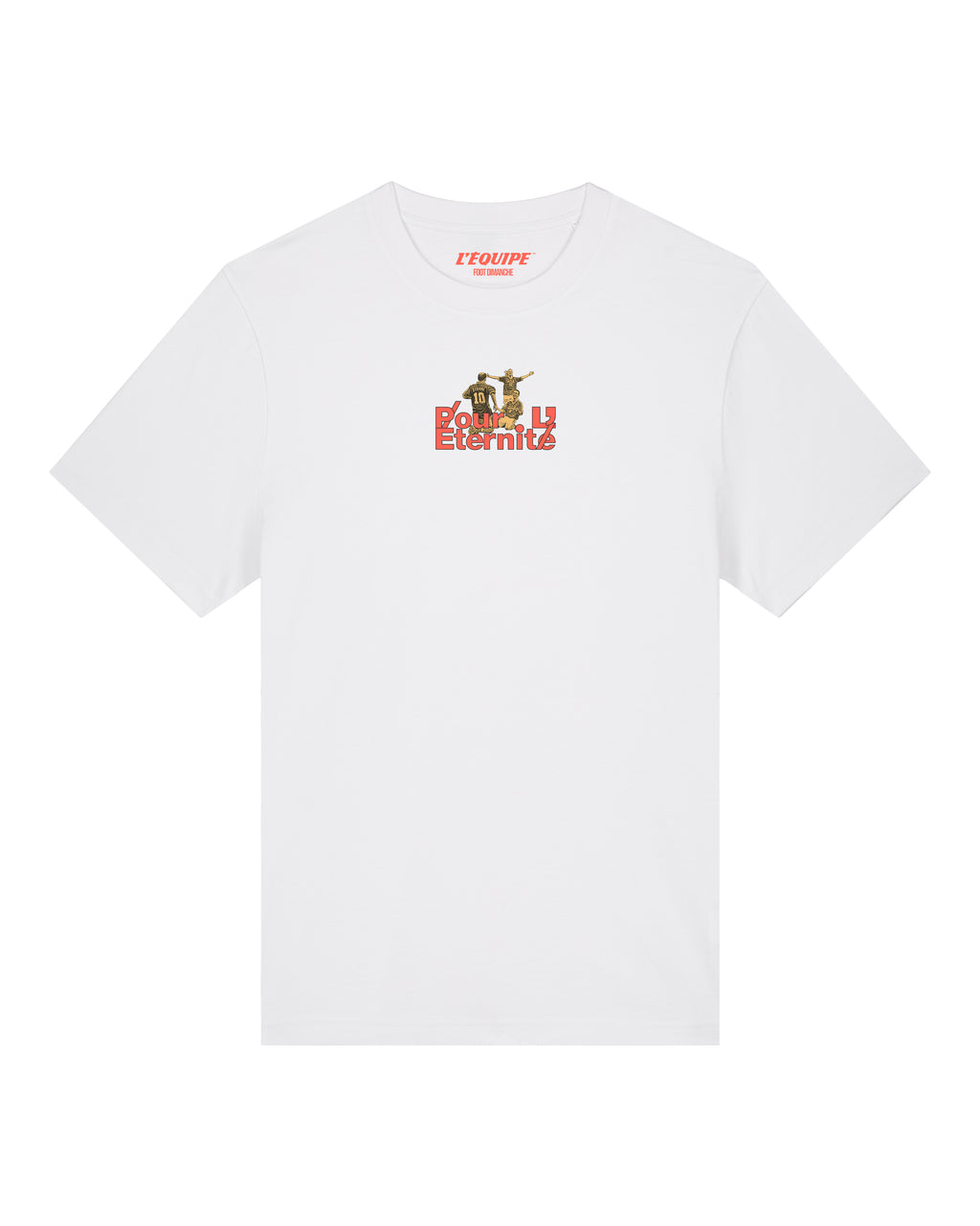 Tee Shirt Pour l'éternité - L'Equipe x Foot Dimanche - version rouge