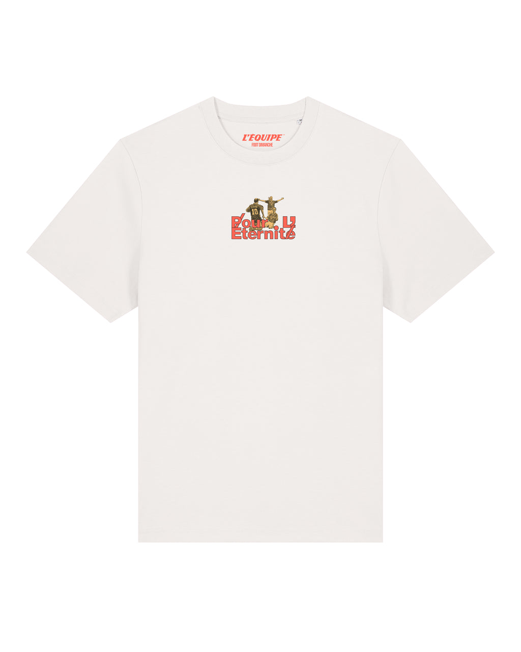 Tee Shirt Pour l'éternité - L'Equipe x Foot Dimanche - version rouge