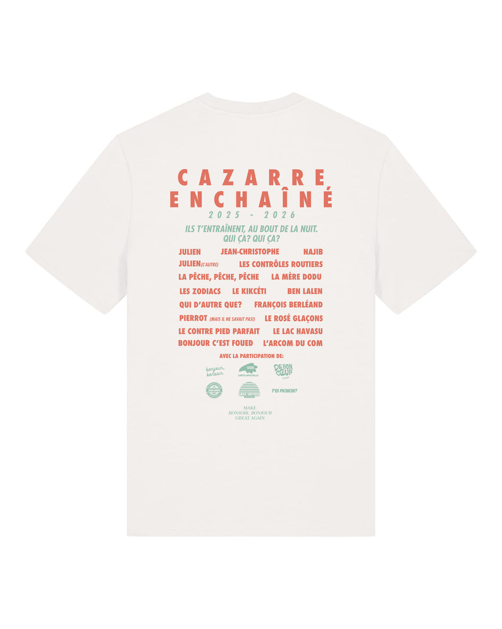 Tee Shirt Qui ça qui ça? - Cazarre x Foot Dimanche
