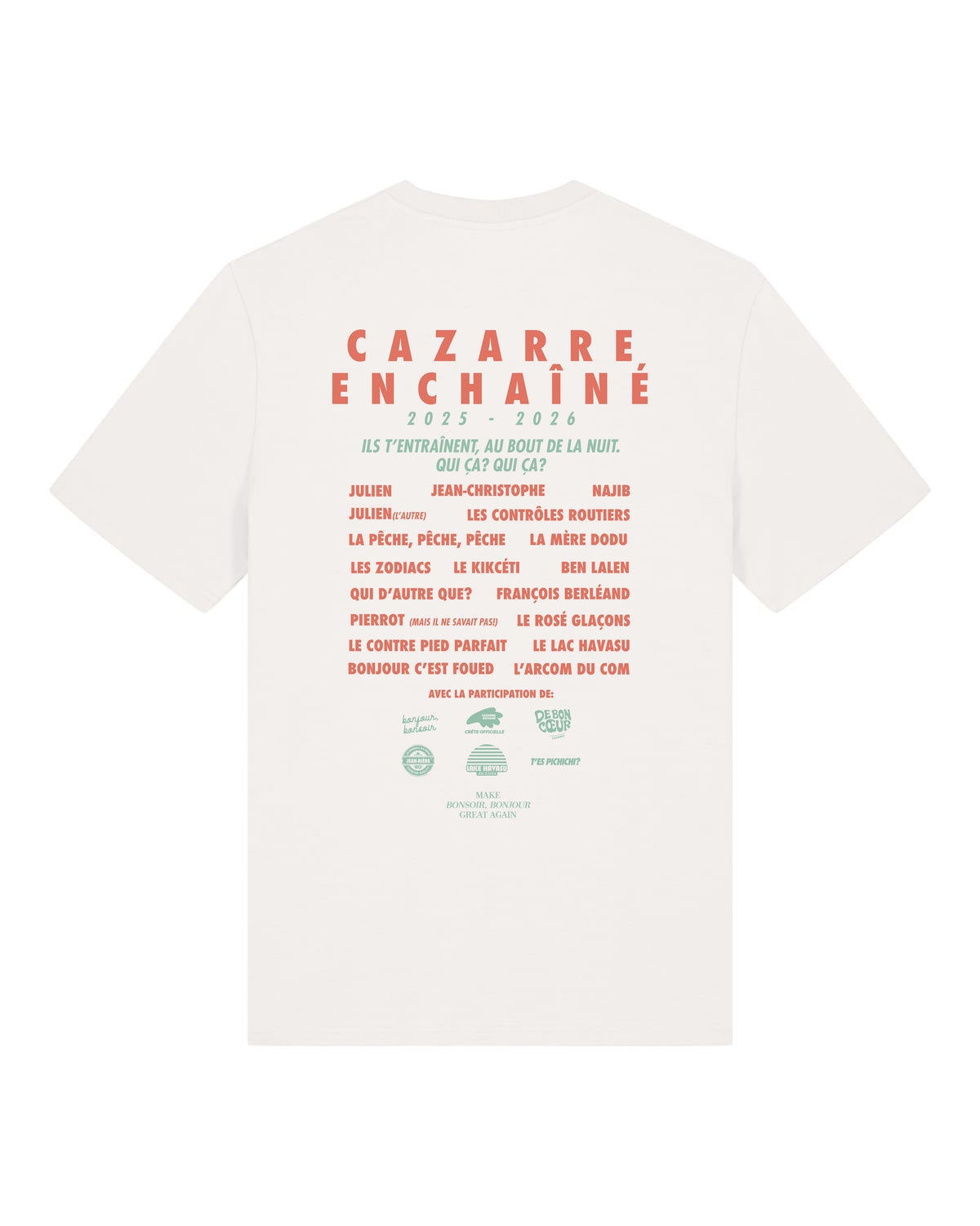 Tee Shirt Qui ça qui ça? - Cazarre x Foot Dimanche