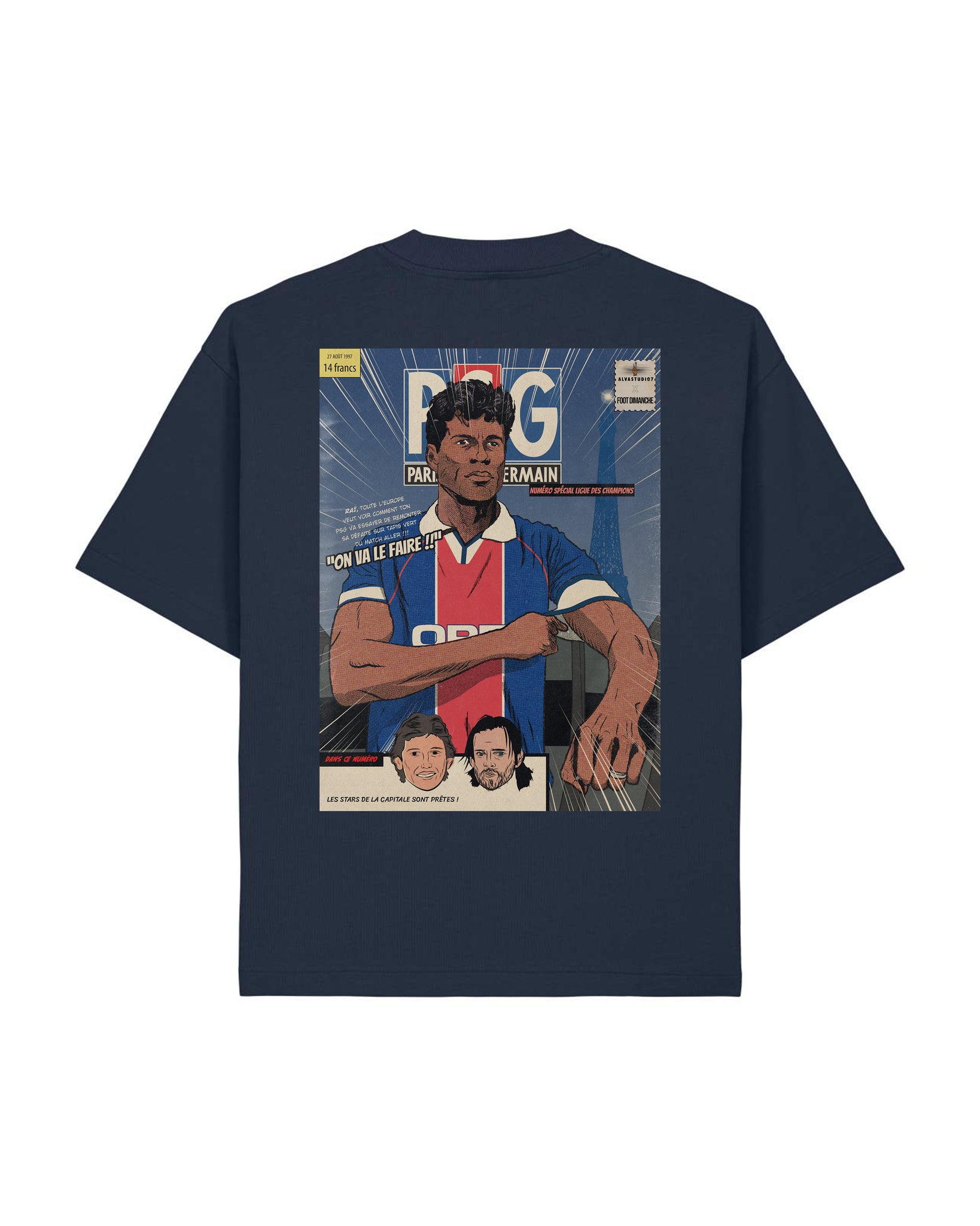 Tee Shirt Rai - Foot Dimanche x Alvastudio7