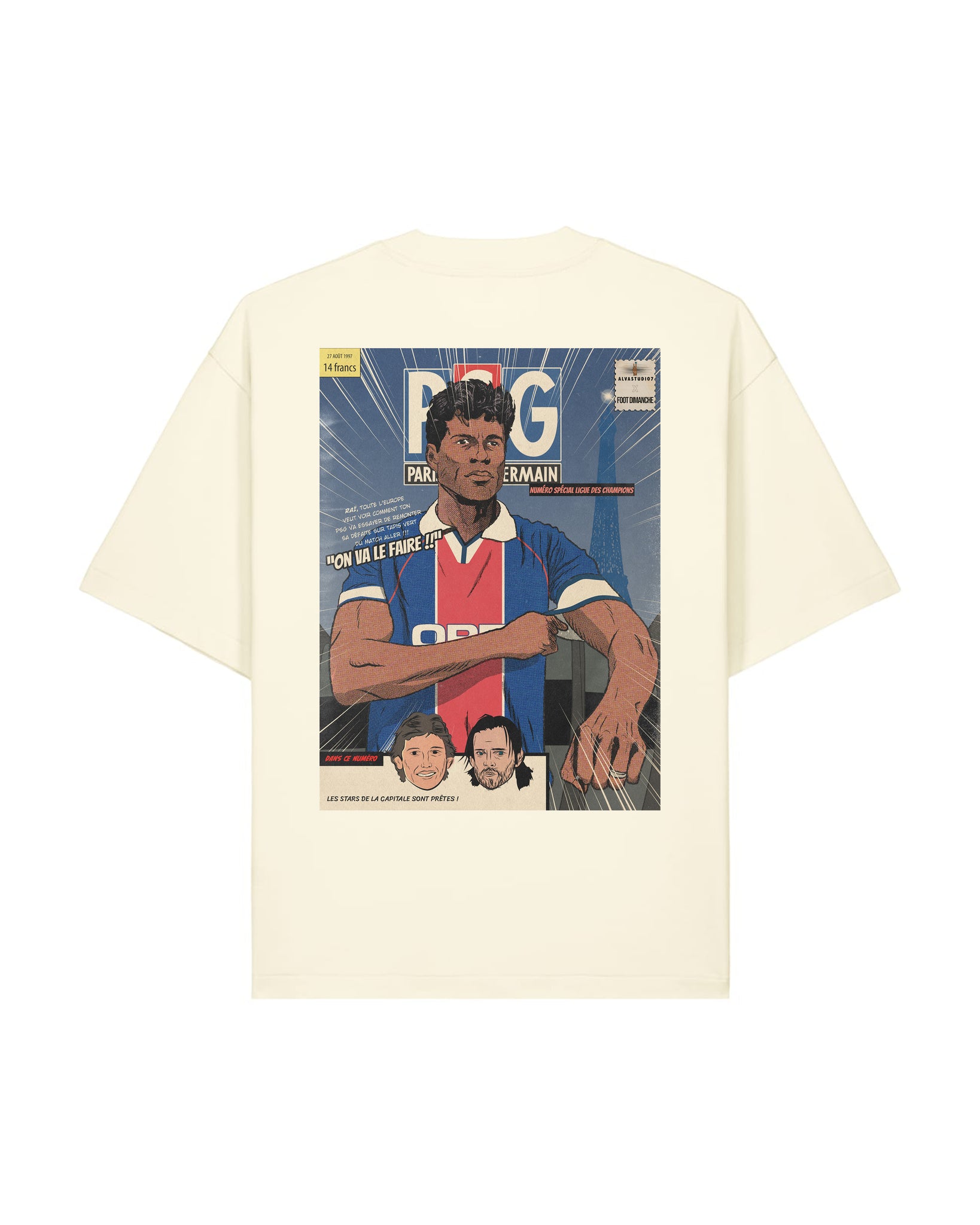 Tee Shirt Rai - Foot Dimanche x Alvastudio7