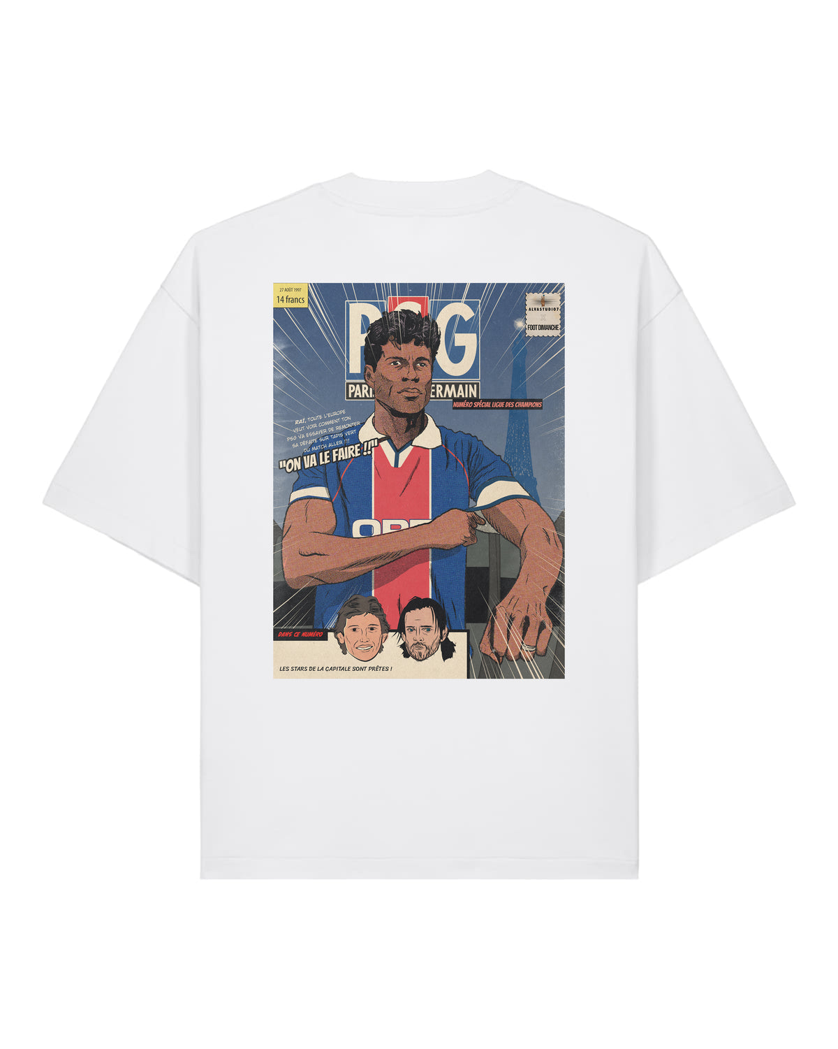 Tee Shirt Rai - Foot Dimanche x Alvastudio7