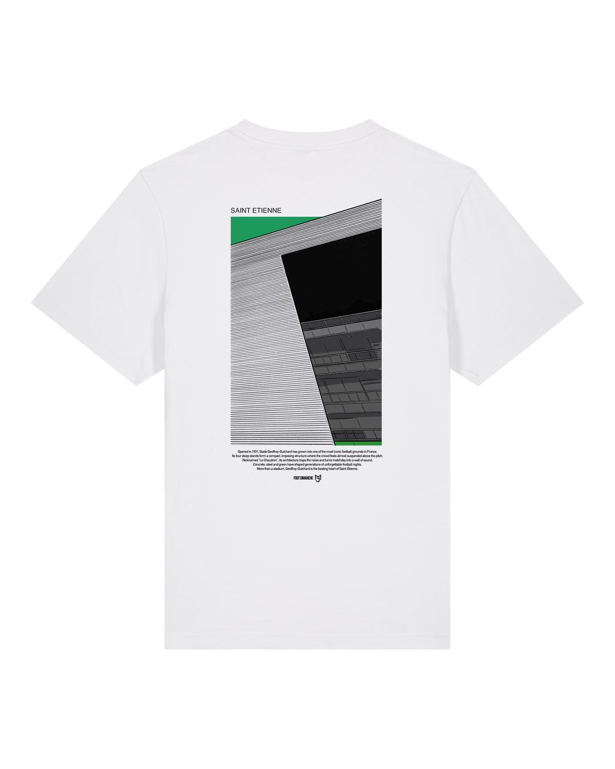 Tee Shirt Saint-Etienne - Foot Dimanche x Mark Johnson
