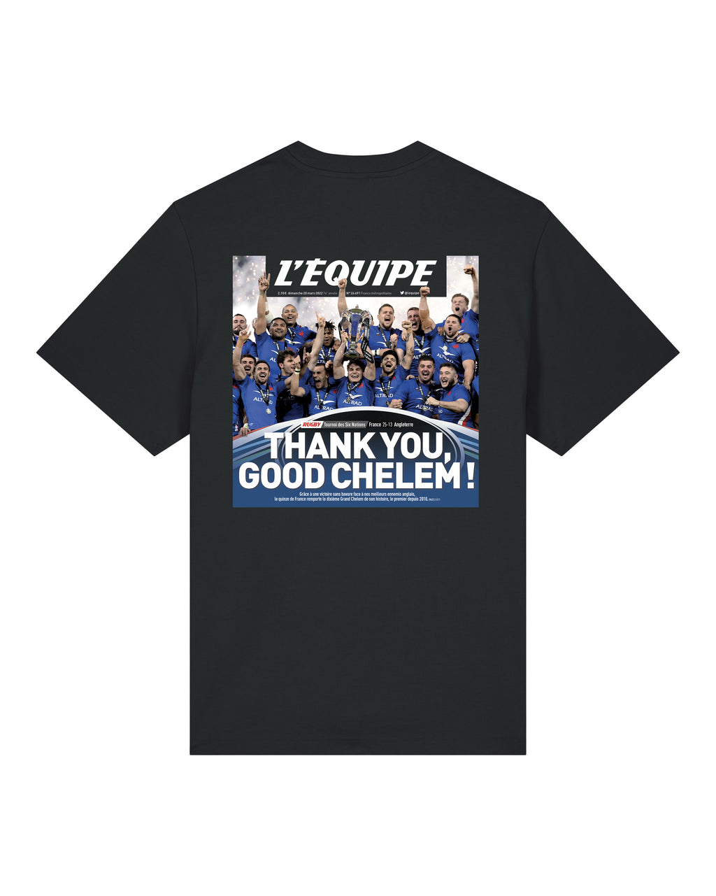Tee Shirt Thank You Grand Chelem - L'Equipe x Foot Dimanche