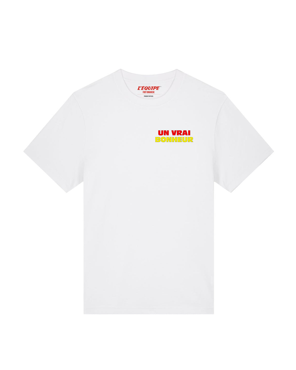 Tee Shirt Un vrai bonheur - L'Equipe x Foot Dimanche