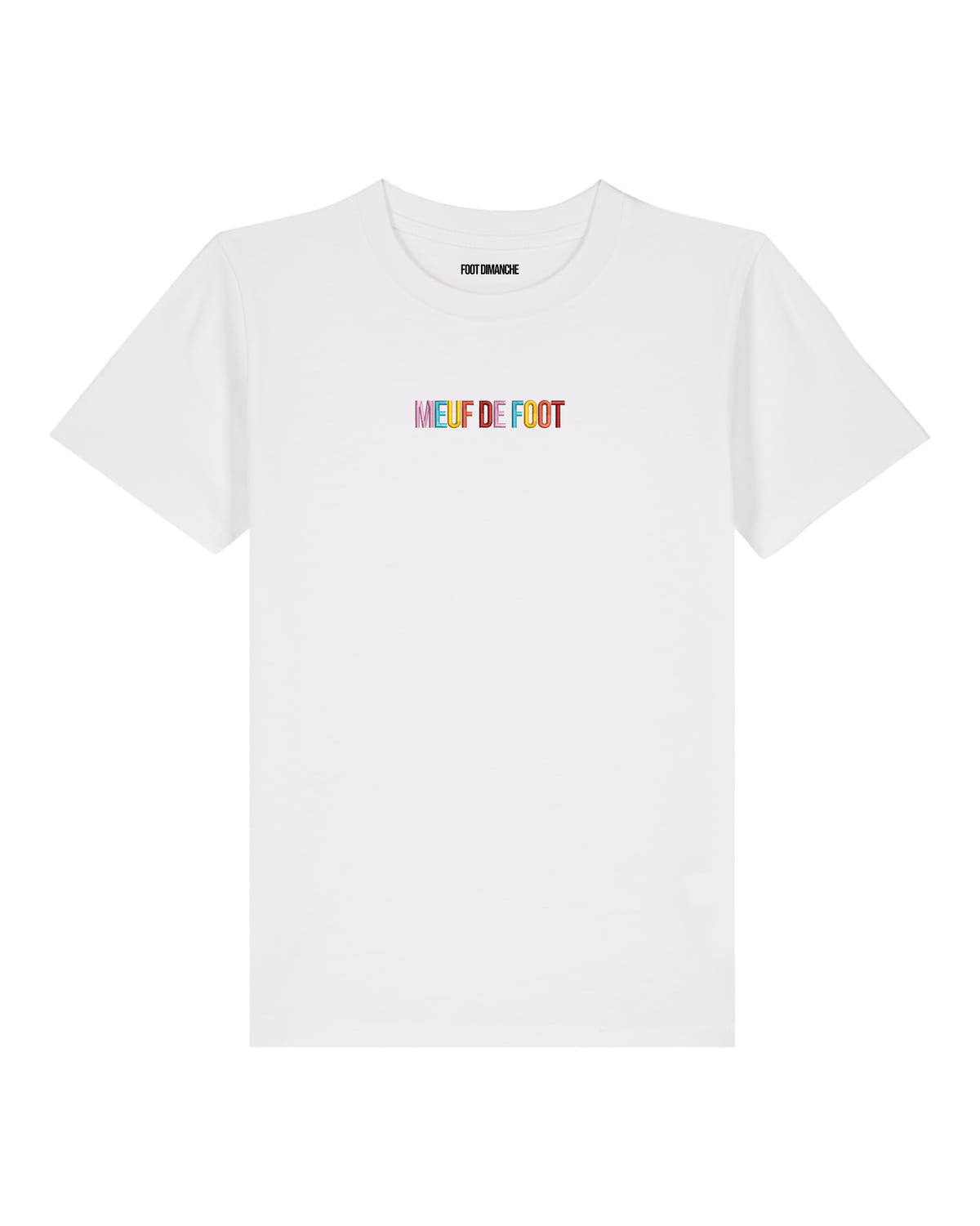 刺繡MEUFDEFOOT子供用Tシャツ