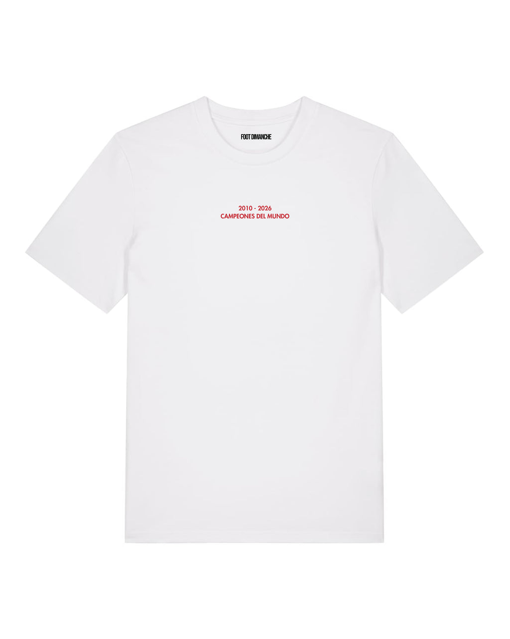Tee Shirt Campeones del Mundo 2010 - 2026