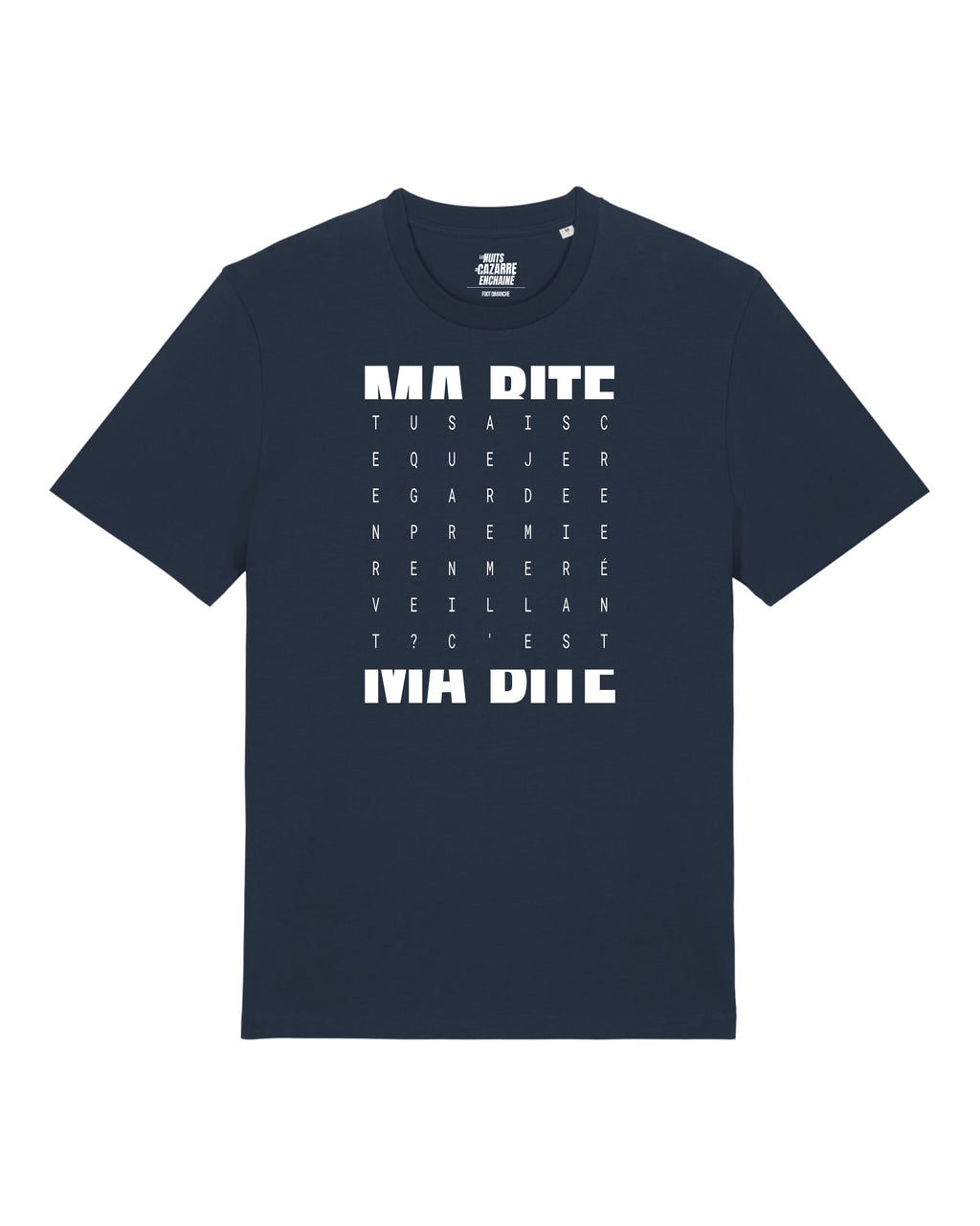 Tee Shirt Ce que je regarde en me réveillant - Cazarre x Foot Dimanche