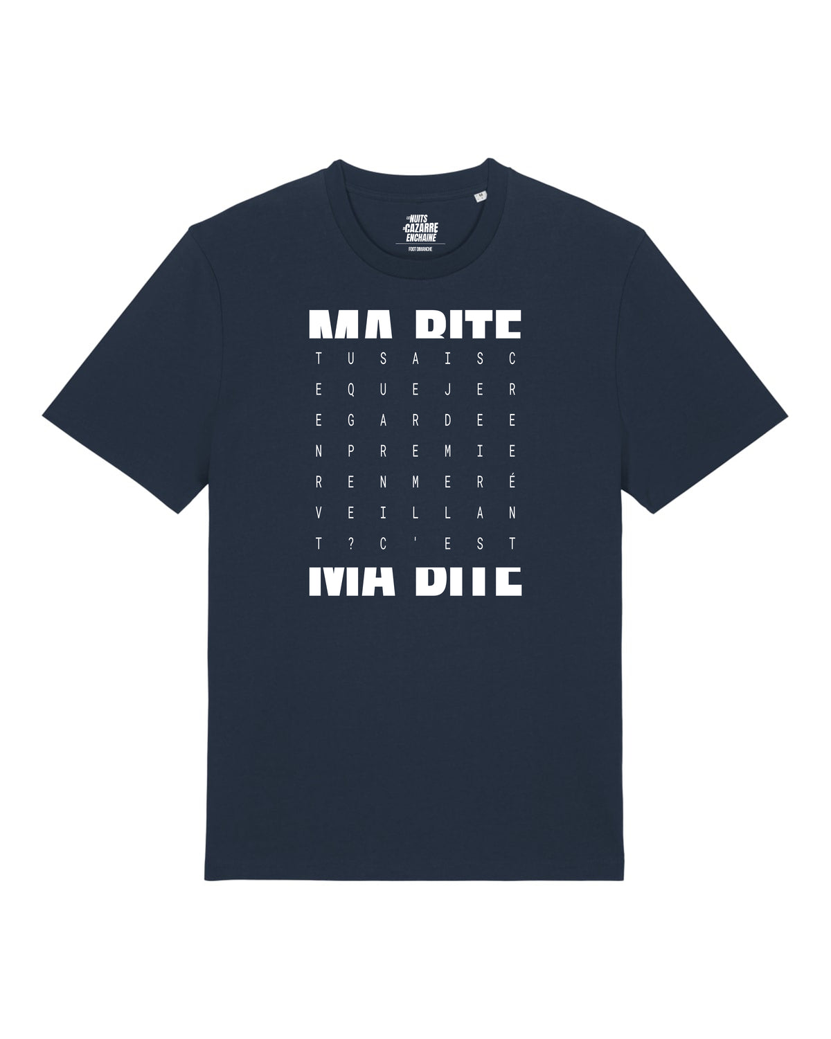 Tee Shirt Ce que je regarde en me réveillant - Cazarre x Foot Dimanche