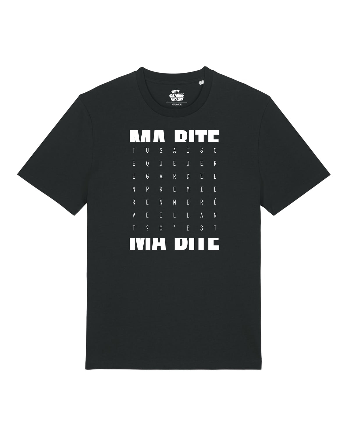 Tee Shirt Ce que je regarde en me réveillant - Cazarre x Foot Dimanche