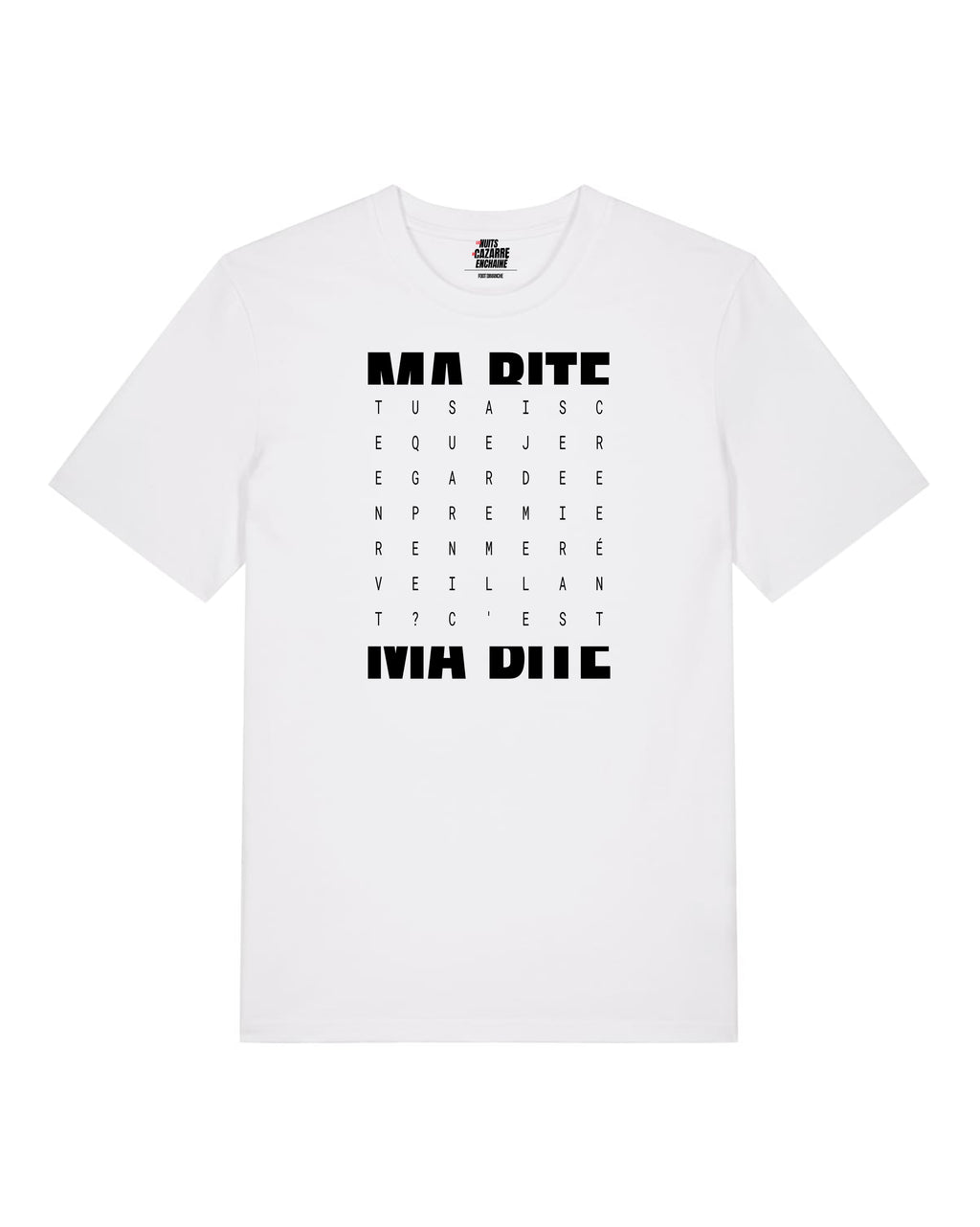 Tee Shirt Ce que je regarde en me réveillant - Cazarre x Foot Dimanche