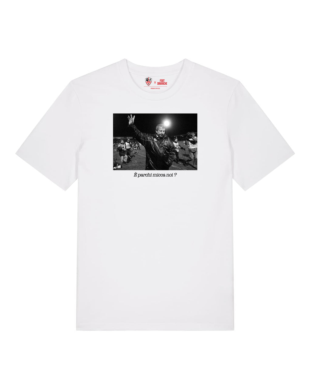 Tee Shirt Courbis AC Ajaccio x Foot Dimanche