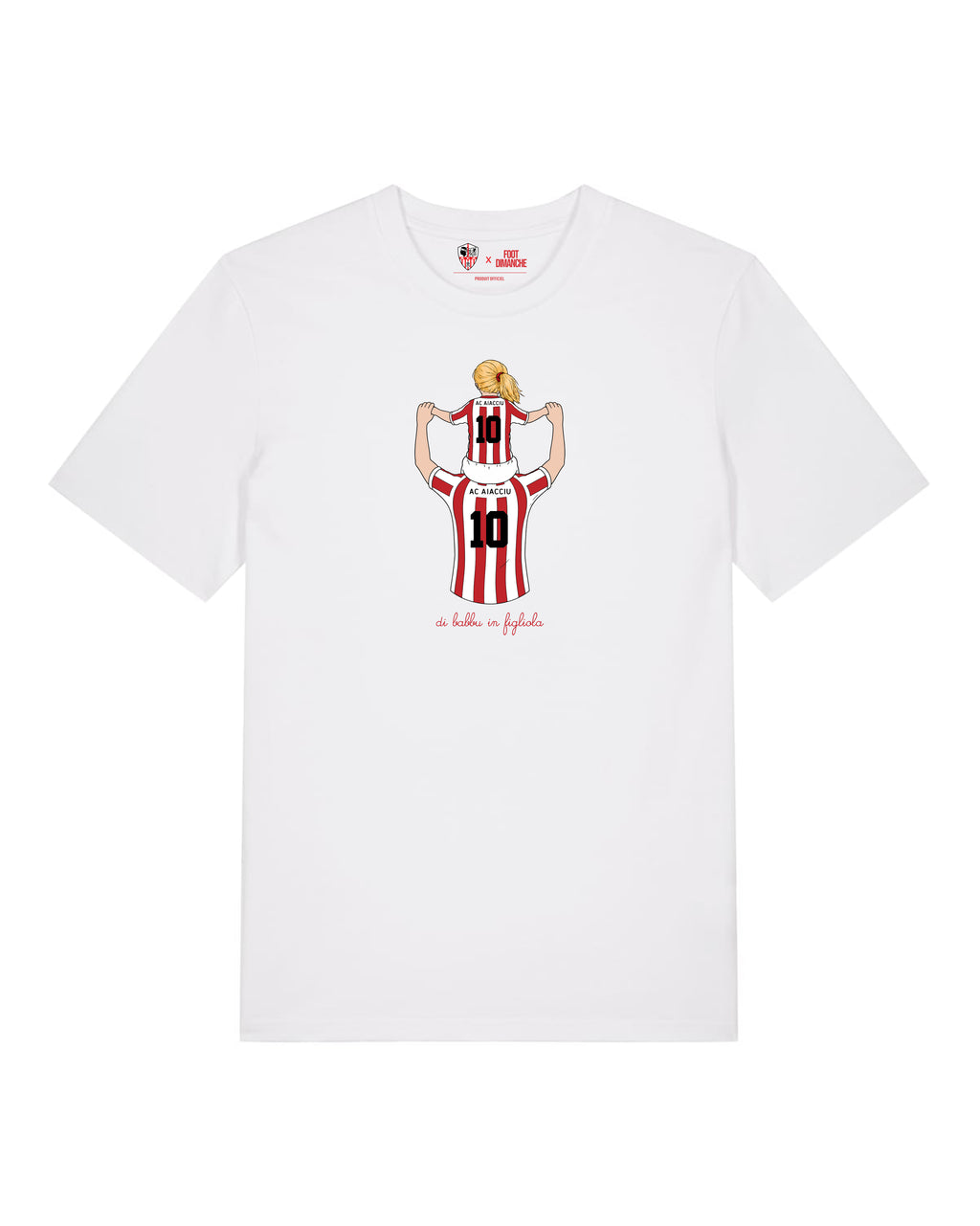 Tee Shirt Di Babbu in Fligliola -  AC Ajaccio x Foot Dimanche