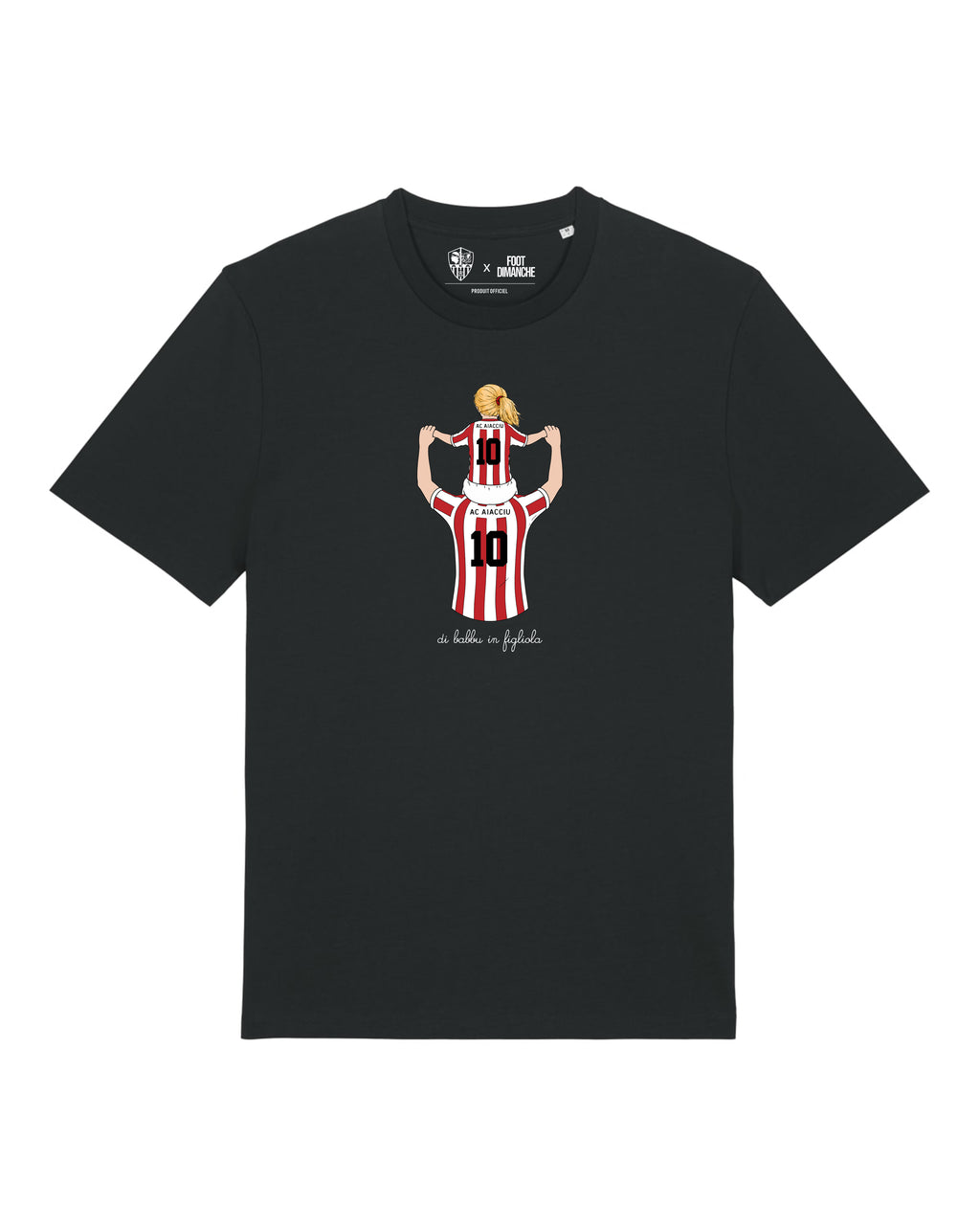 Tee Shirt Di Babbu in Fligliola -  AC Ajaccio x Foot Dimanche
