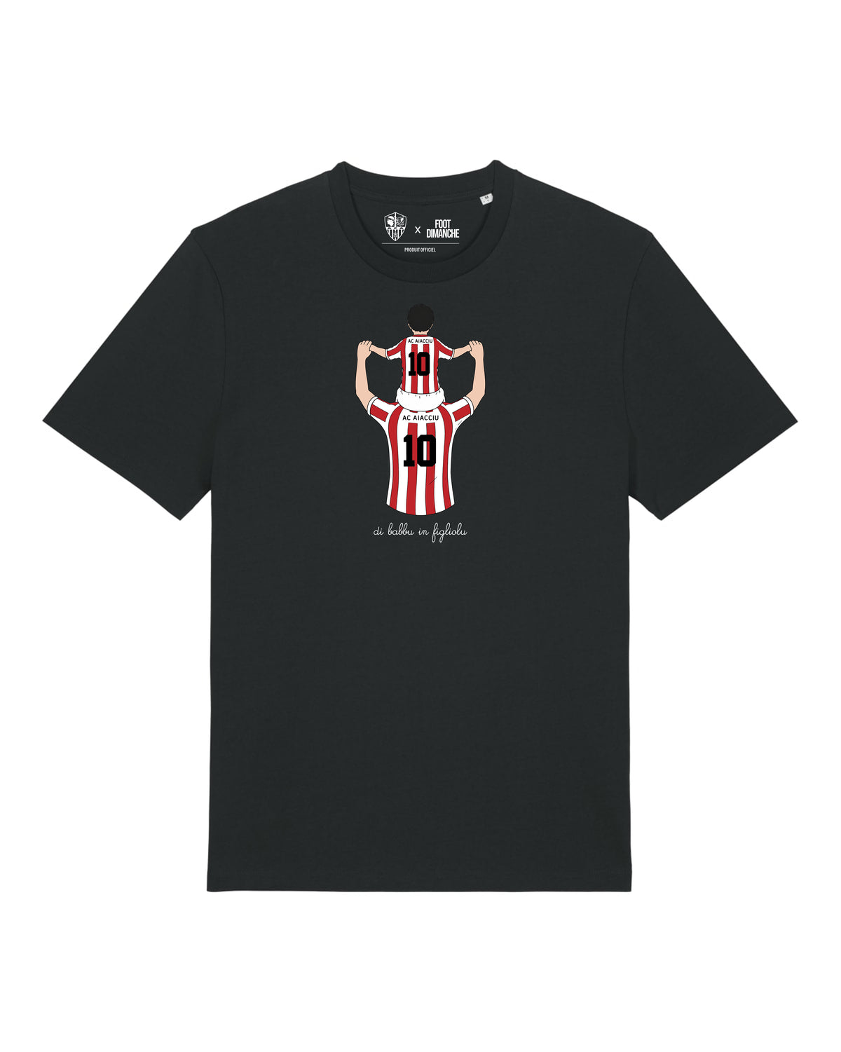 Tee Shirt Enfant Di Babbu in Fligliolu -  AC Ajaccio x Foot Dimanche