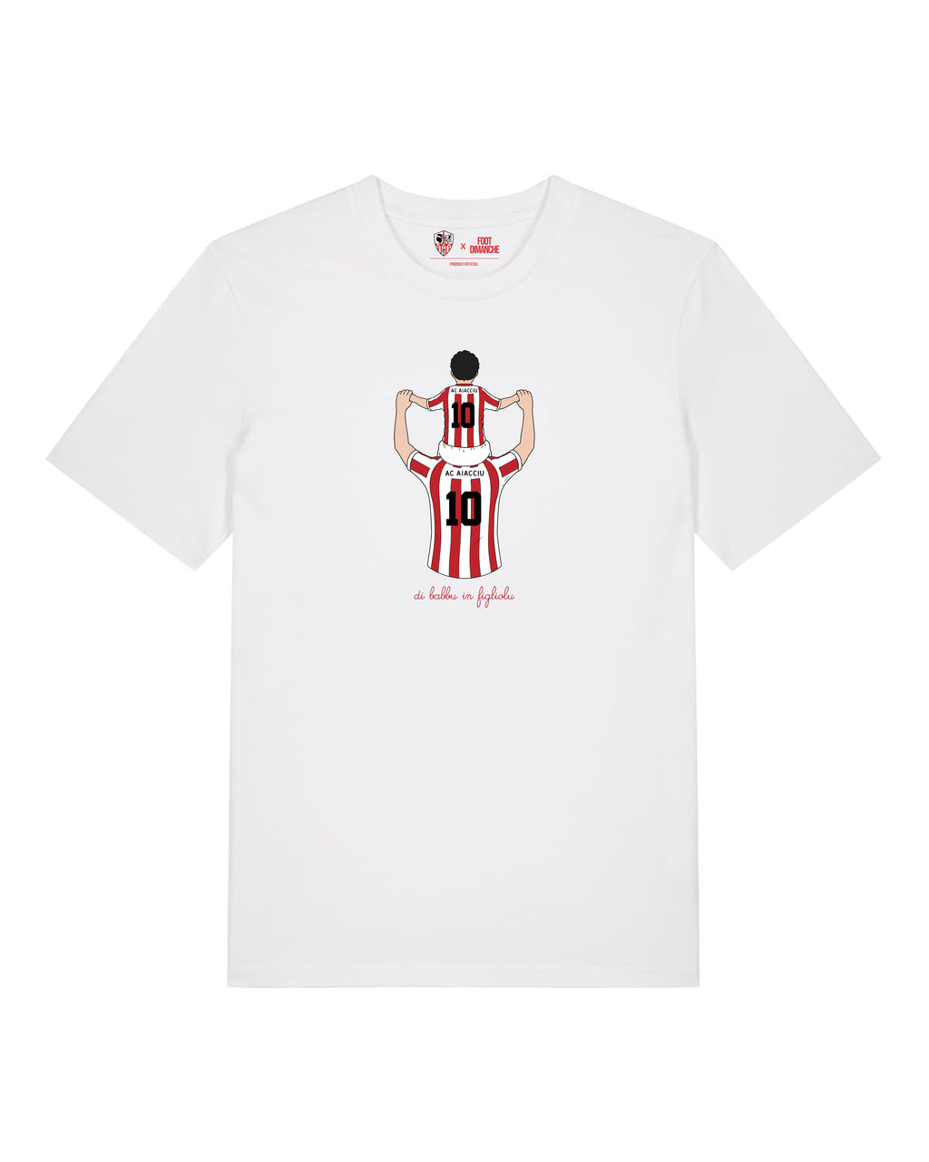 Tee Shirt Di Babbu in Fligliolu -  AC Ajaccio x Foot Dimanche