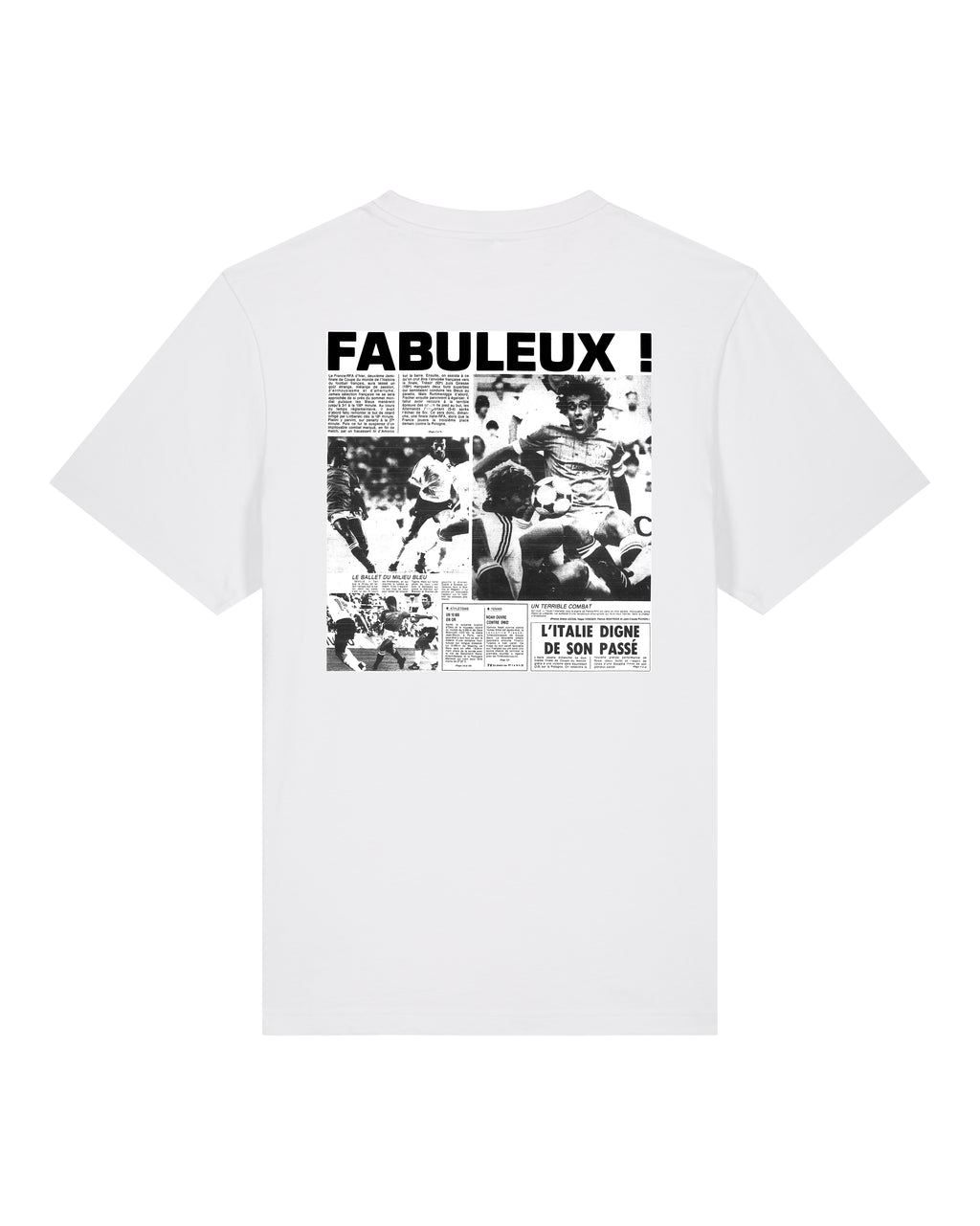 Tee Shirt Fabuleux ! France Allemagne 82 - L'Equipe x Foot Dimanche