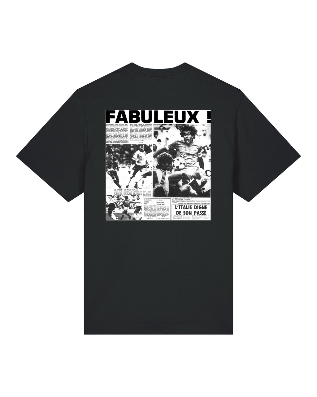 Tee Shirt Fabuleux ! France Allemagne 82 - L'Equipe x Foot Dimanche