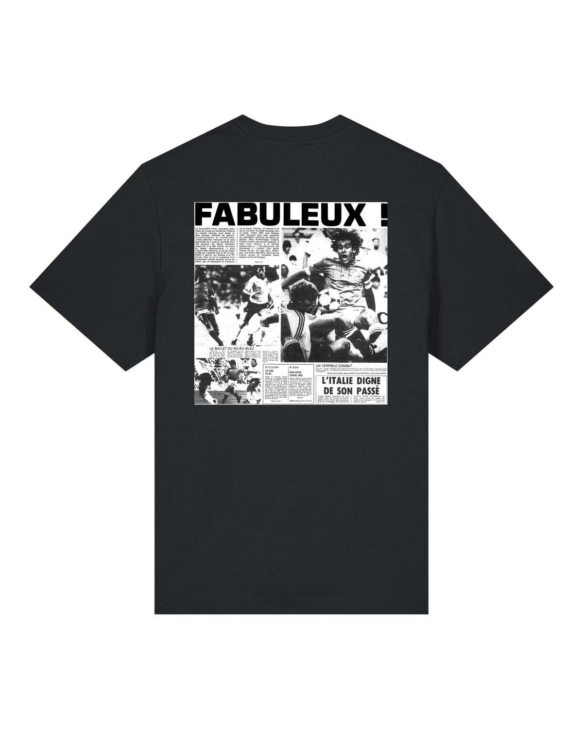Tee Shirt Fabuleux ! France Allemagne 82 - L'Equipe x Foot Dimanche
