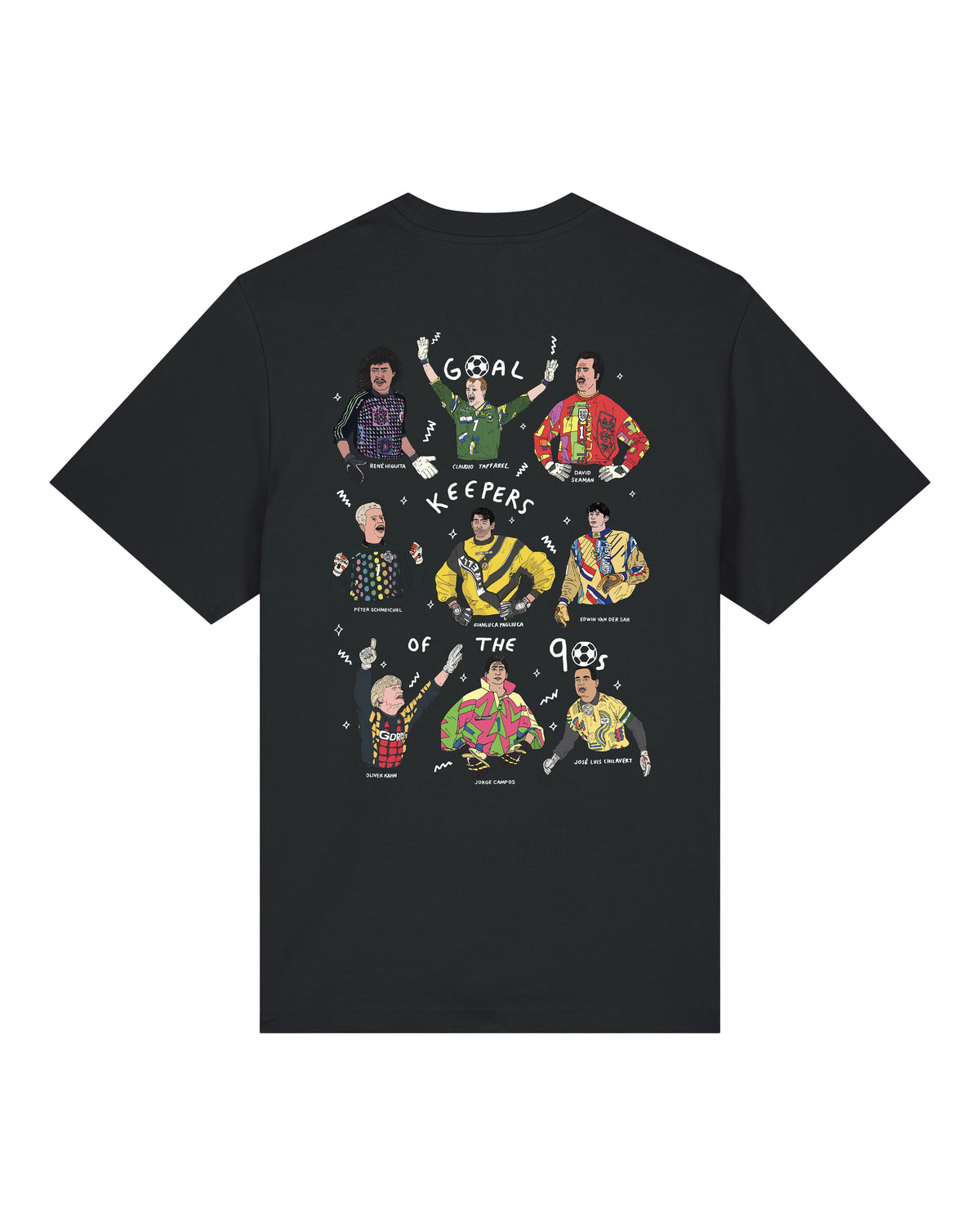 Tee Shirt Goalkeepers of the 90's brodé