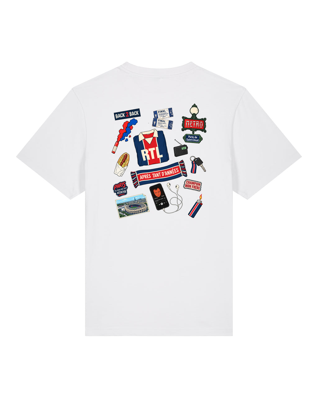 Tee Shirt Kit Supporter Paris