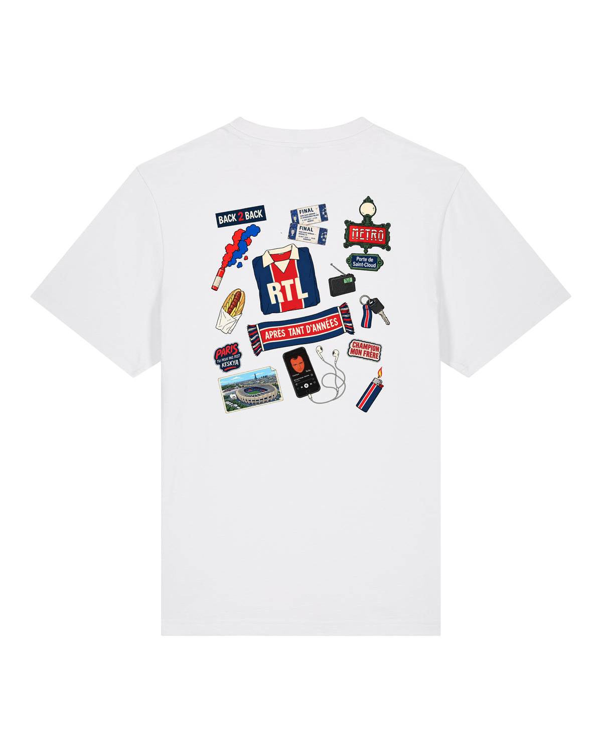 Tee Shirt Kit Supporter Paris