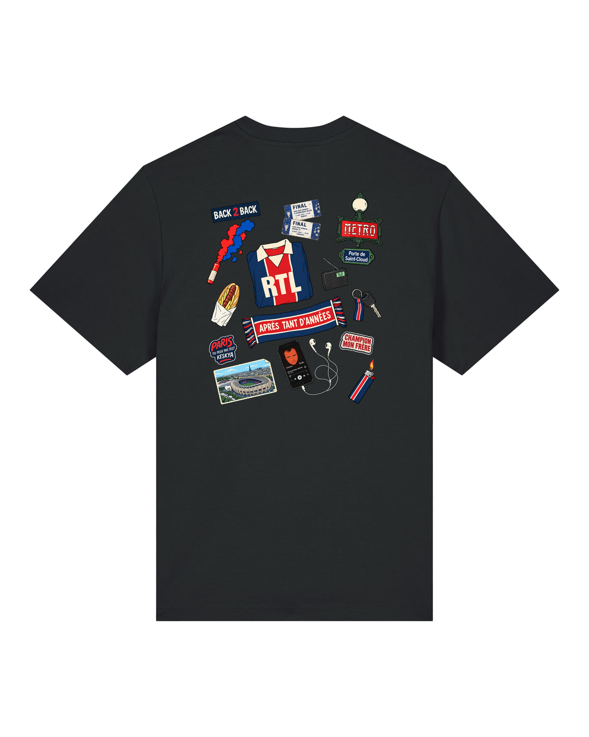 Tee Shirt Kit Supporter Paris