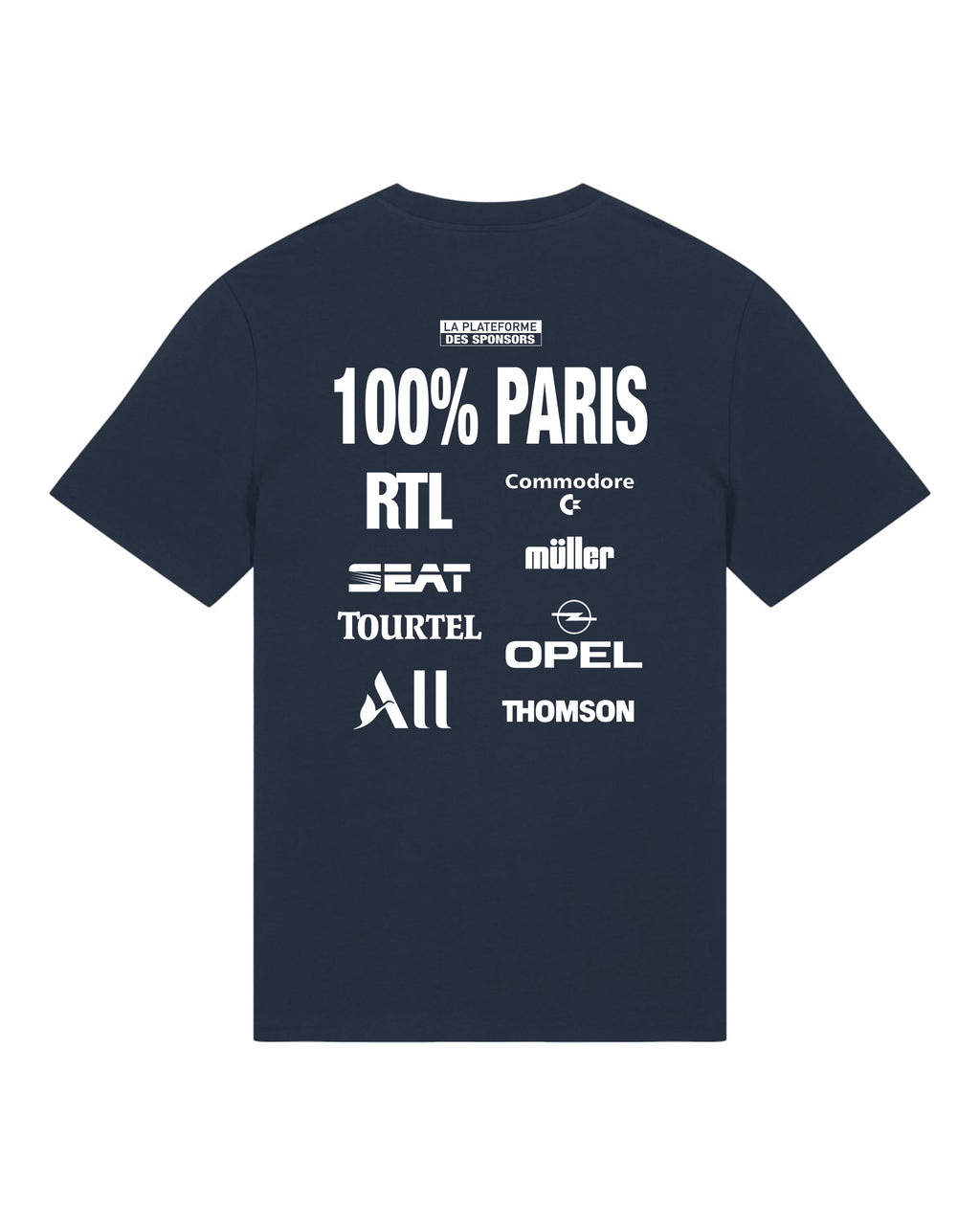 Tee Shirt La Plateforme des Sponsors 100% Paris