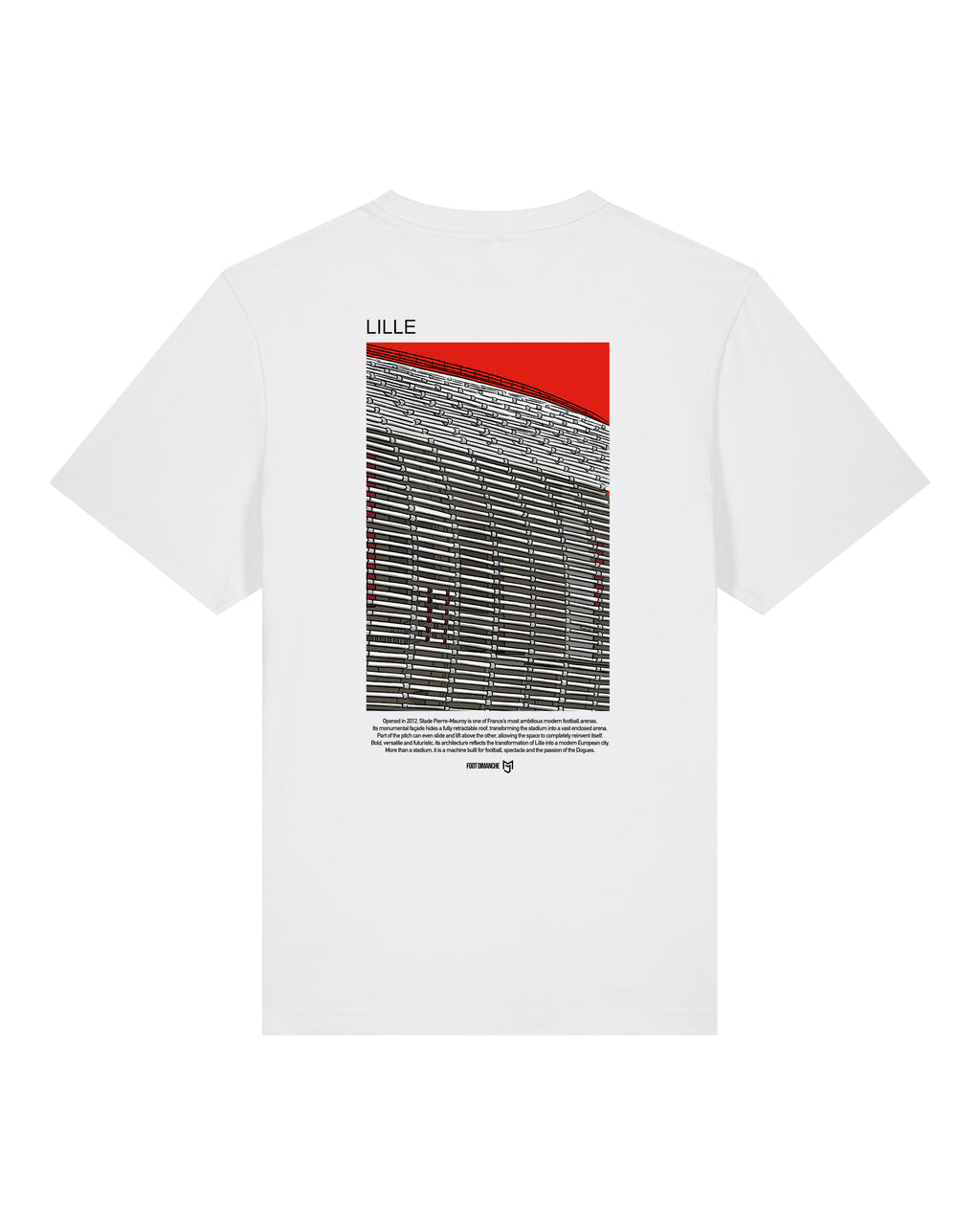 Tee Shirt Lille - Foot Dimanche x Mark Johnson