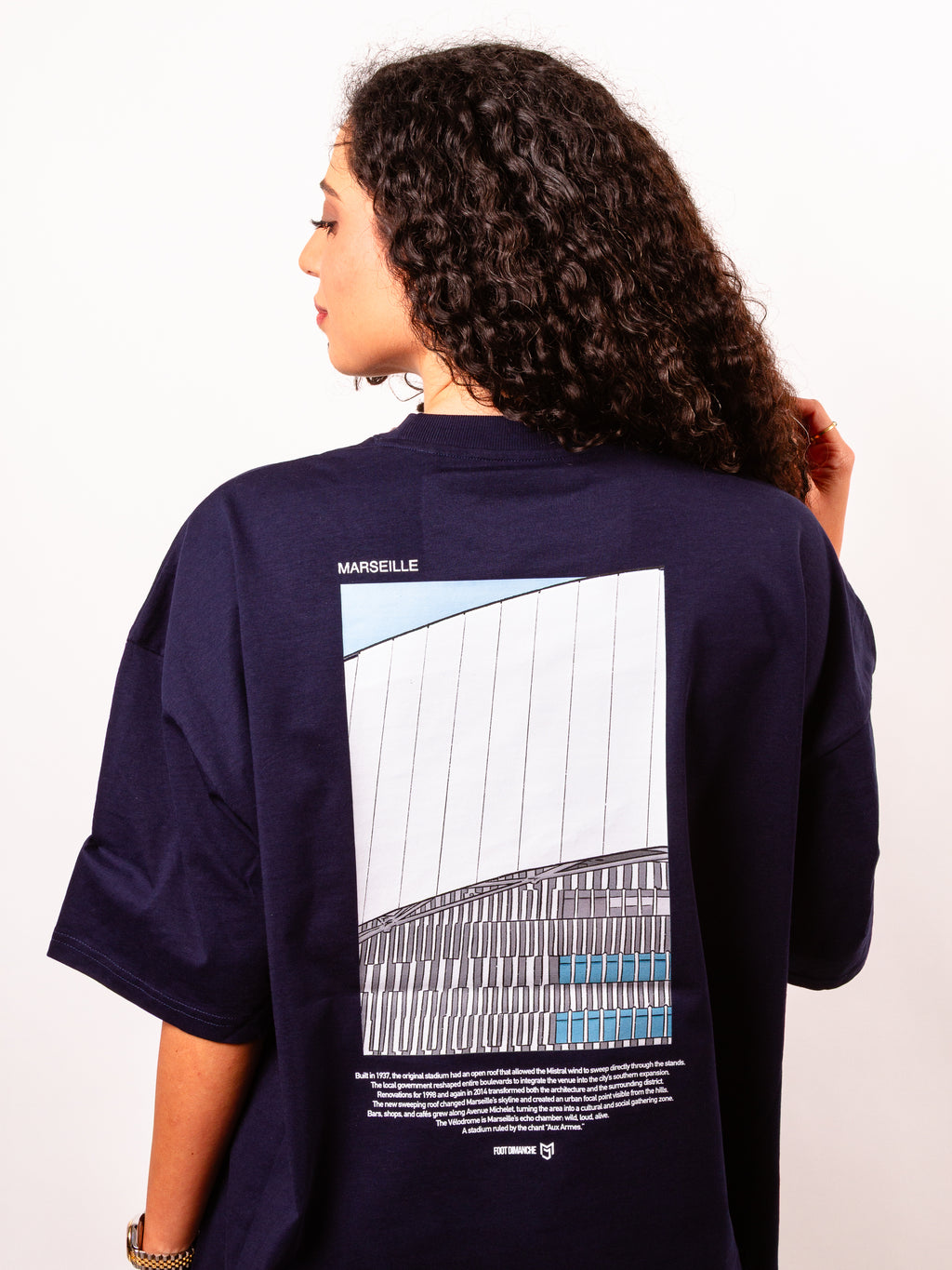 Tee Shirt Marseille - Foot Dimanche x Mark Johnson