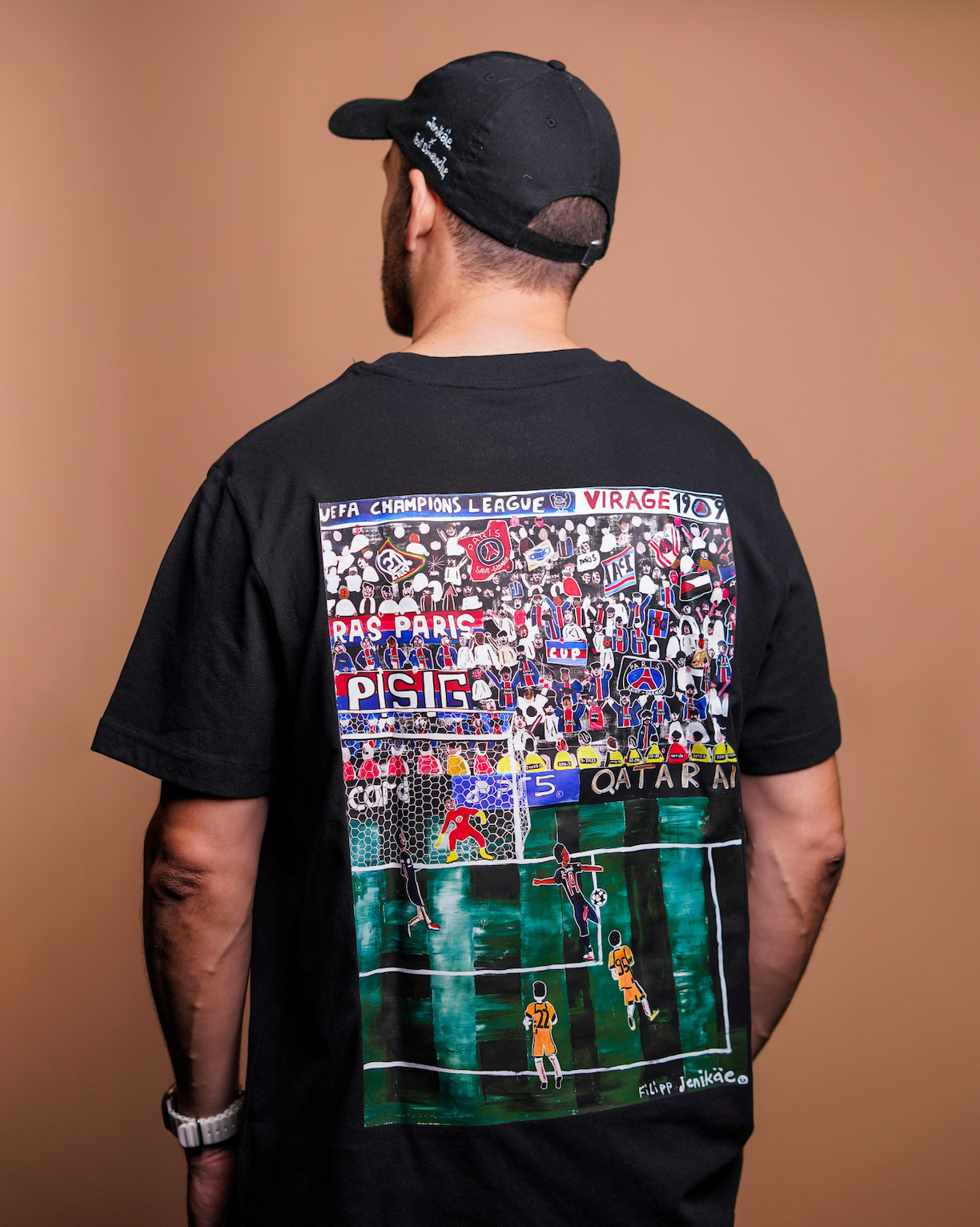 Tee Shirt Parisien et Champion - Jenikäe x Foot Dimanche