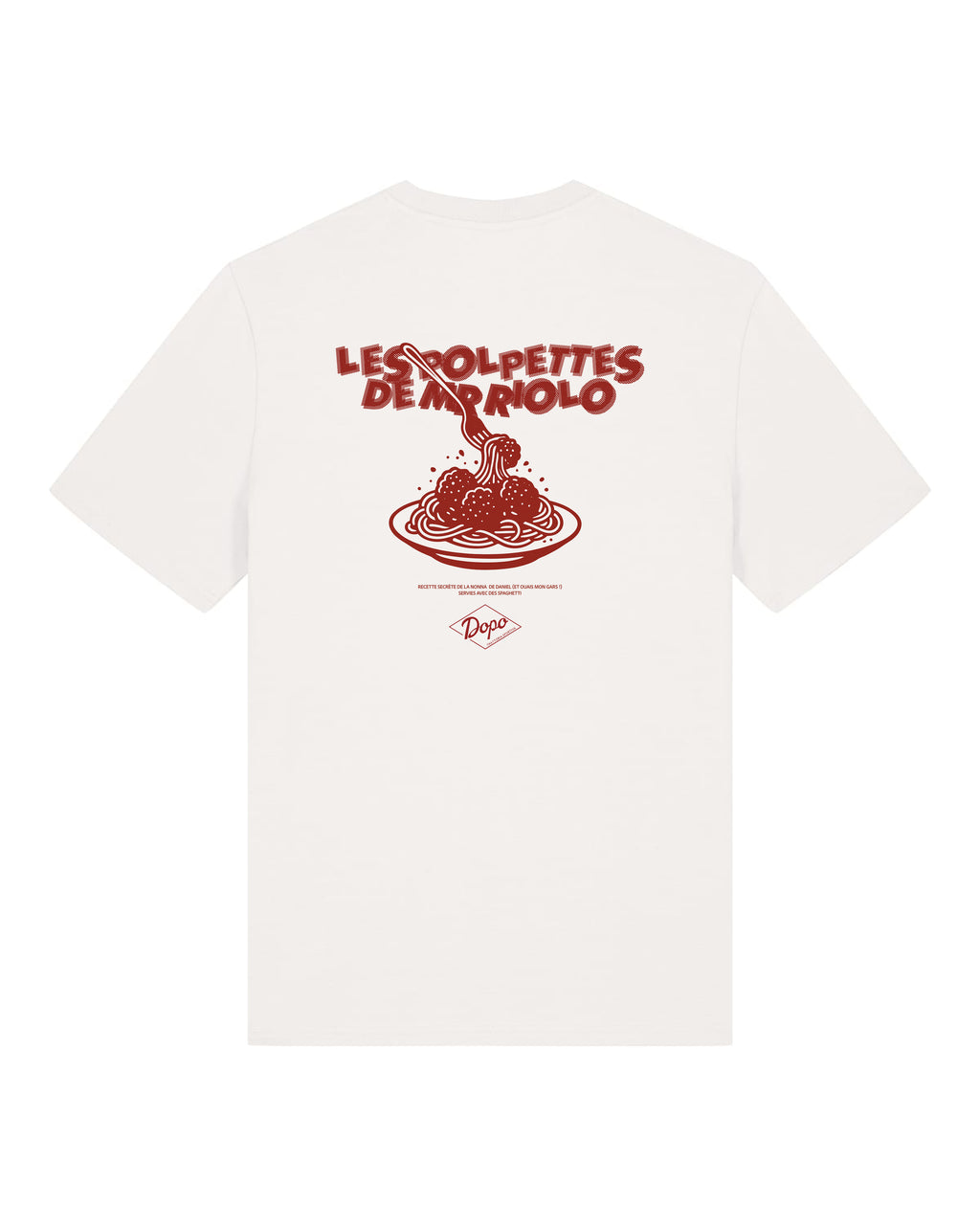 Tee Shirt Polpettes de Monsieur Riolo - Dopo x Foot Dimanche