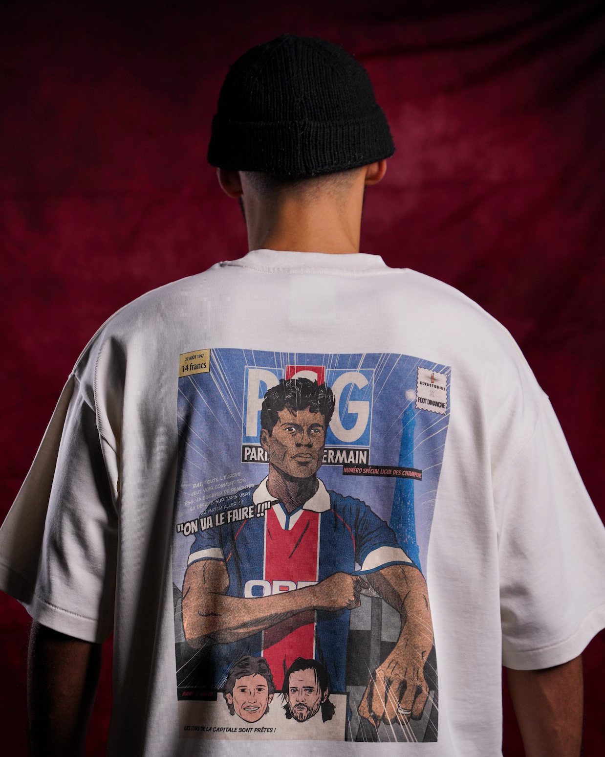 Tee Shirt Rai - Foot Dimanche x Alvastudio7