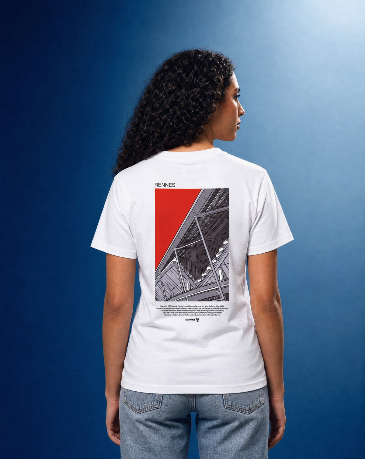 Tee Shirt Rennes - Foot Dimanche x Mark Johnson