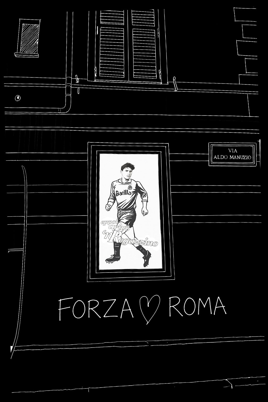 Tee Shirt Totti Murales - Foot Dimanche