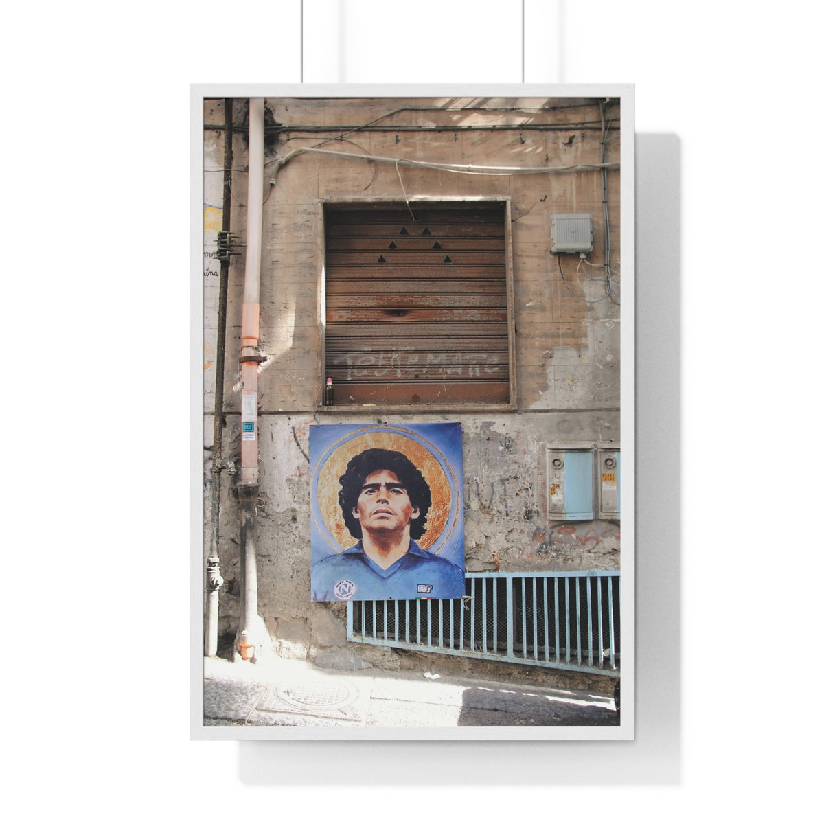 Photo Grand Format Diego Maradona Naples - Foot Dimanche
