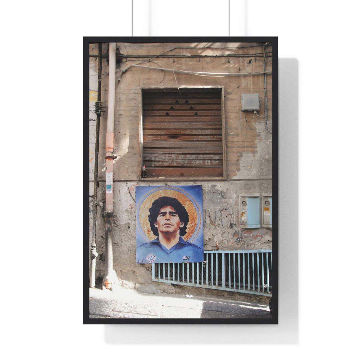 Photo Grand Format Diego Maradona Naples - Foot Dimanche