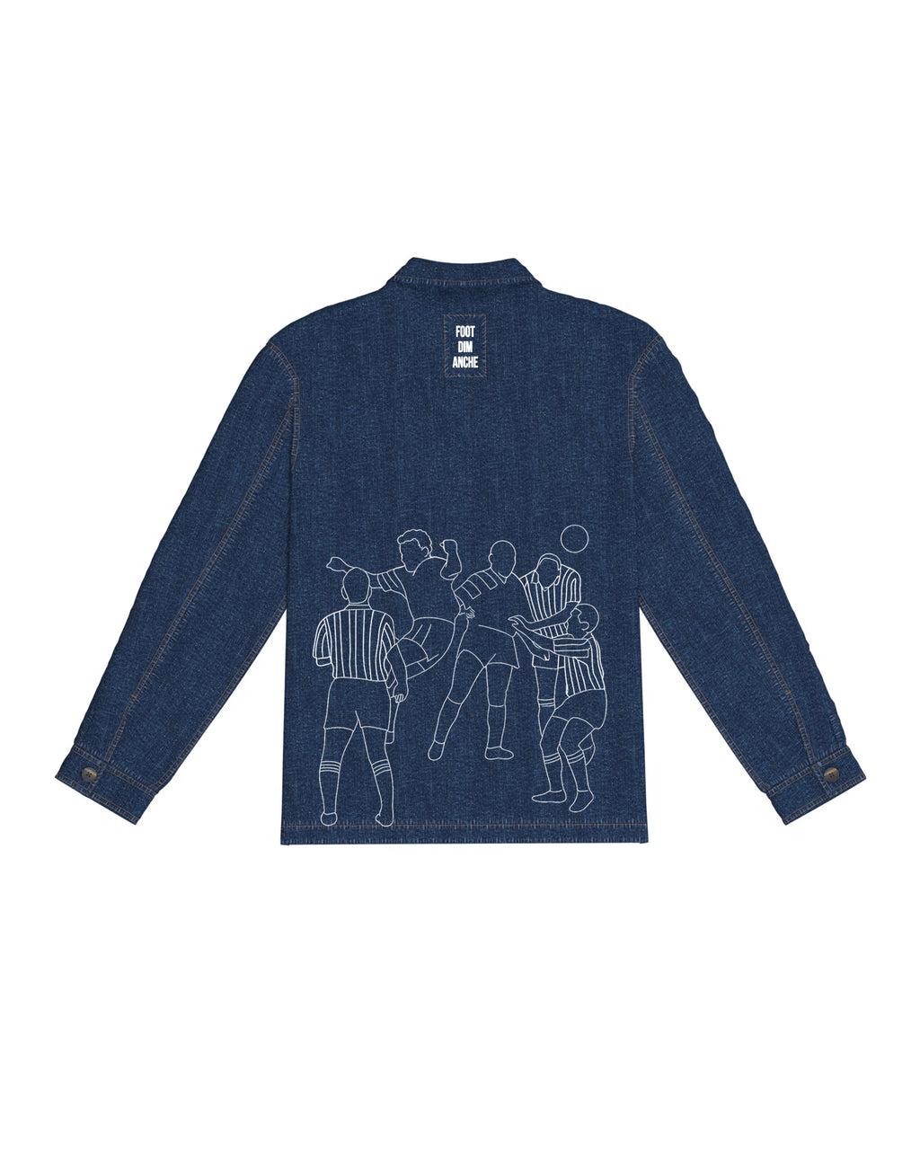 Veste en Jean Marseille 93 - Foot Dimanche