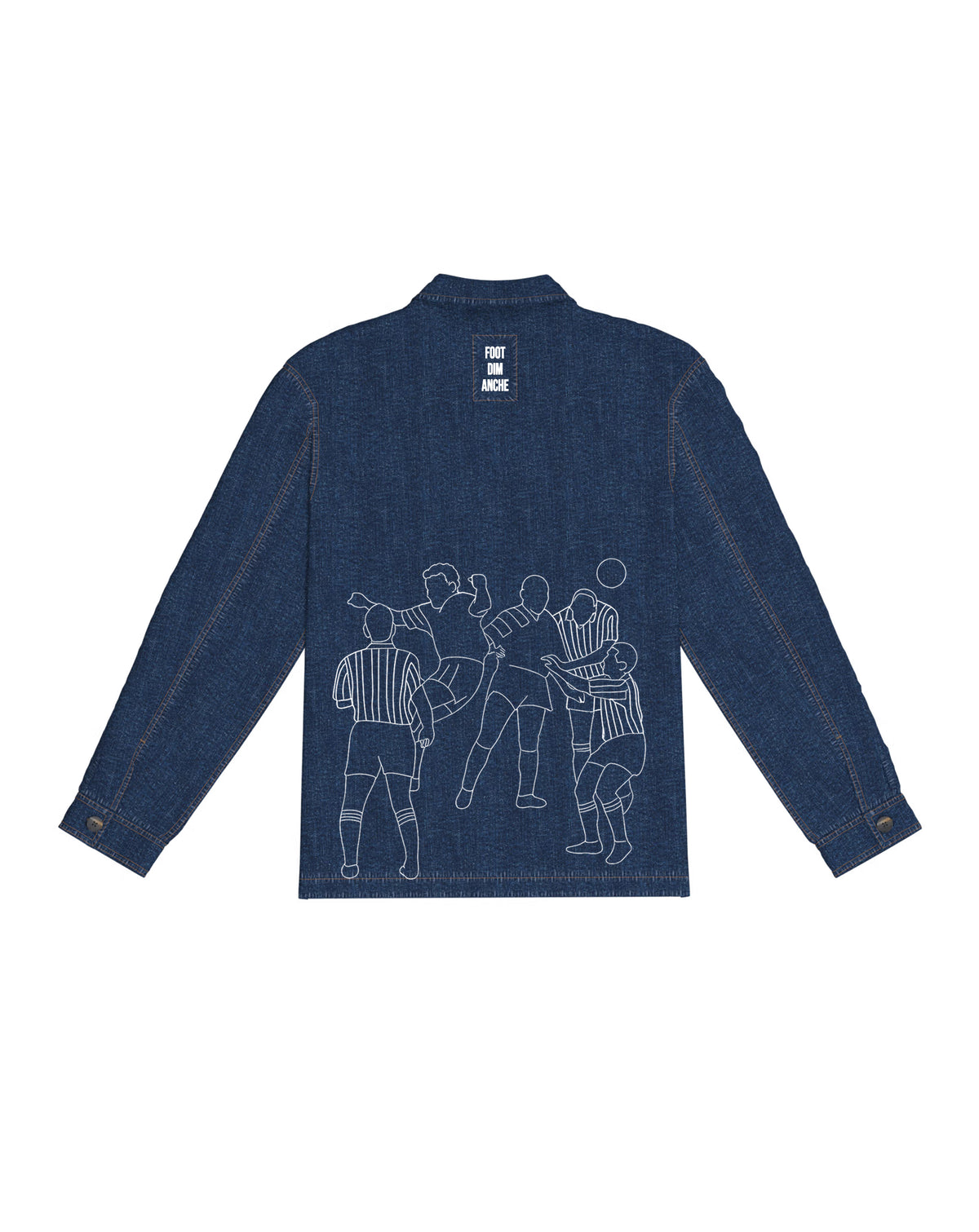 Veste en Jean Marseille 93 - Foot Dimanche