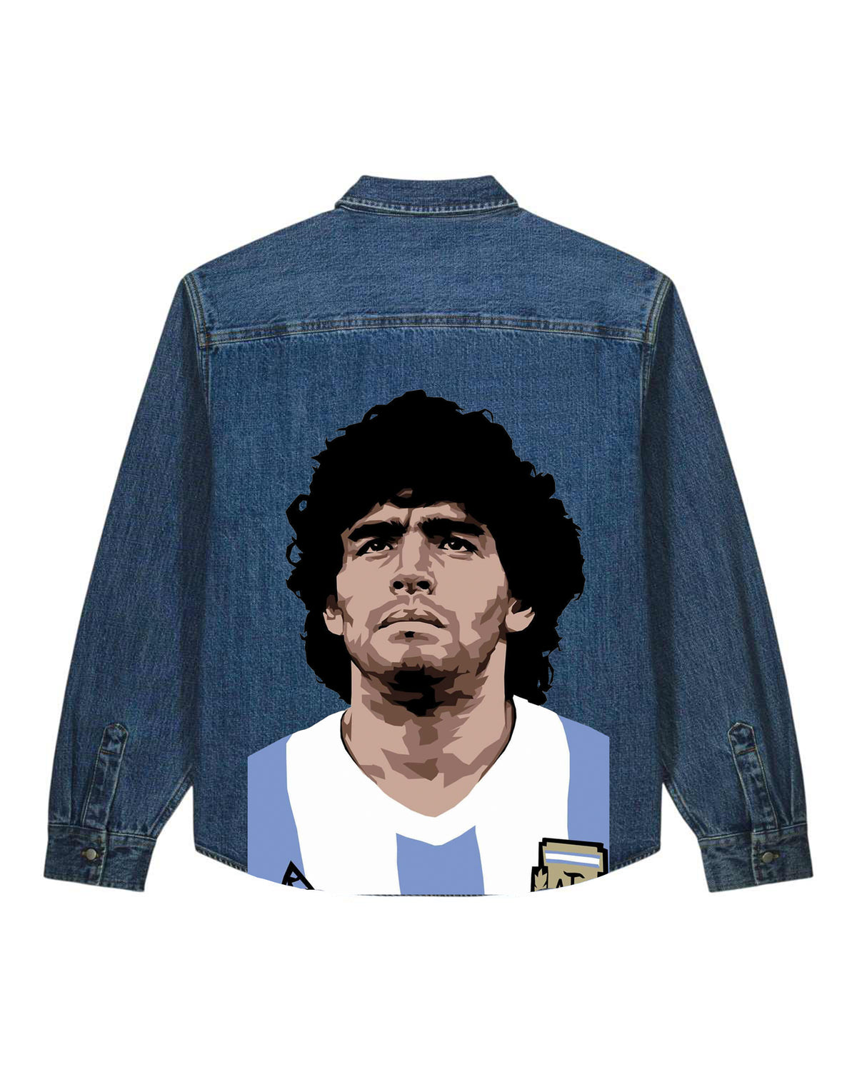 Veste en Jean Diego - Foot Dimanche Napoli
