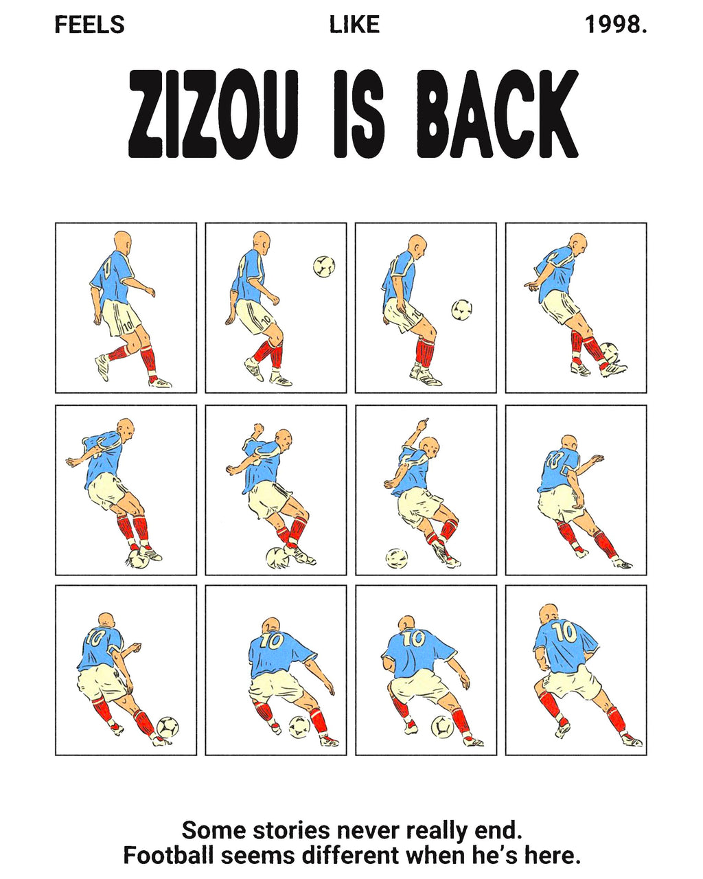 Sweat Zizou is Back