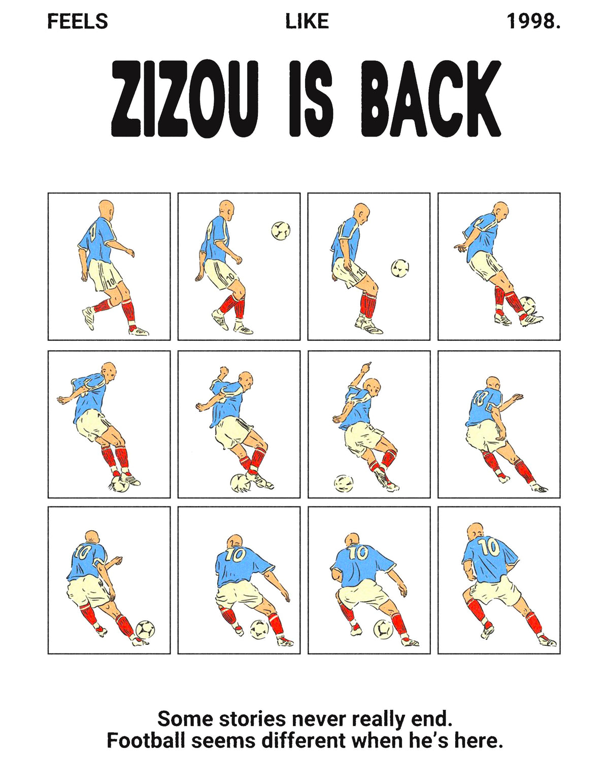Sweat Zizou is Back