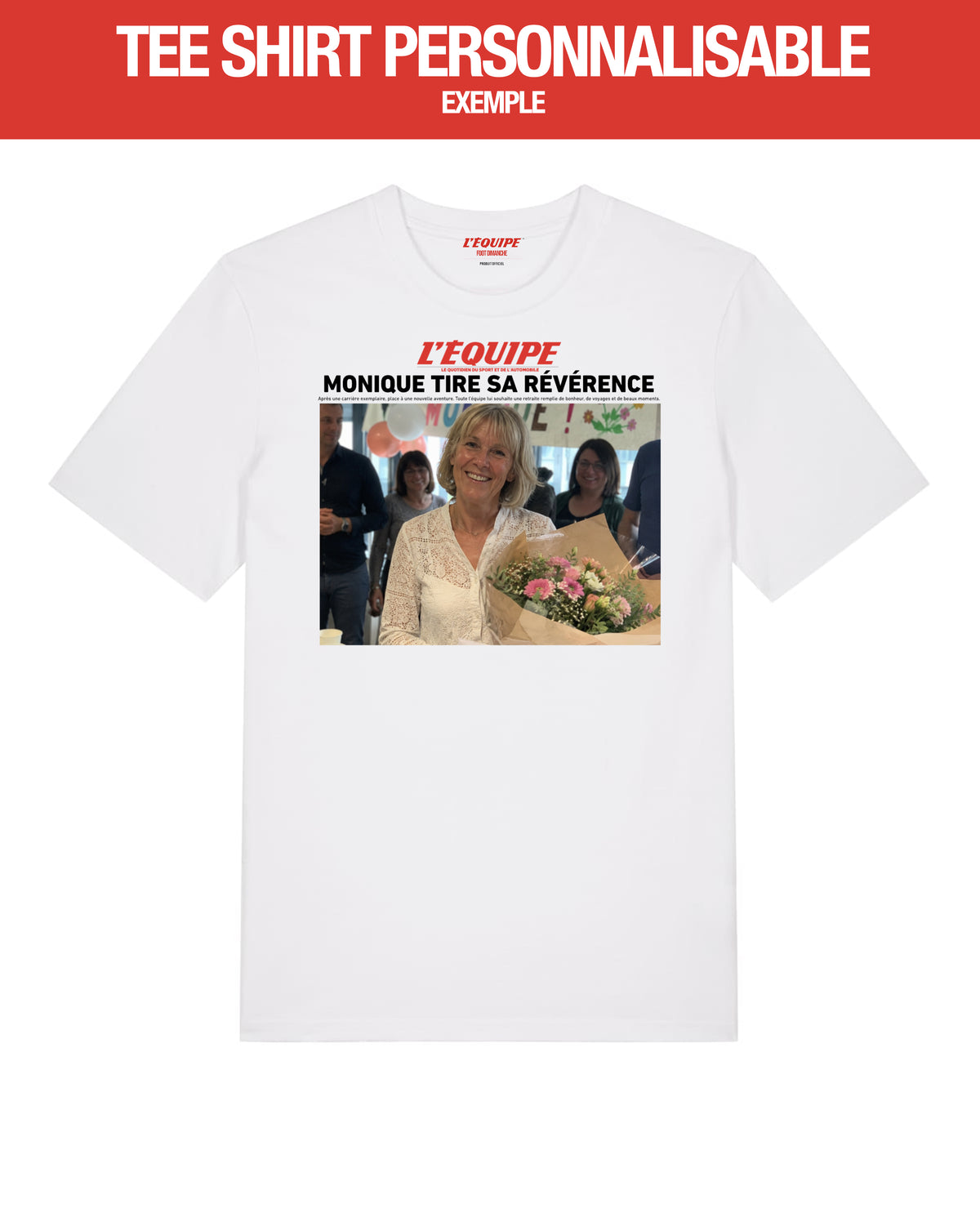 Tee Shirt UNE L'Equipe personnalisable