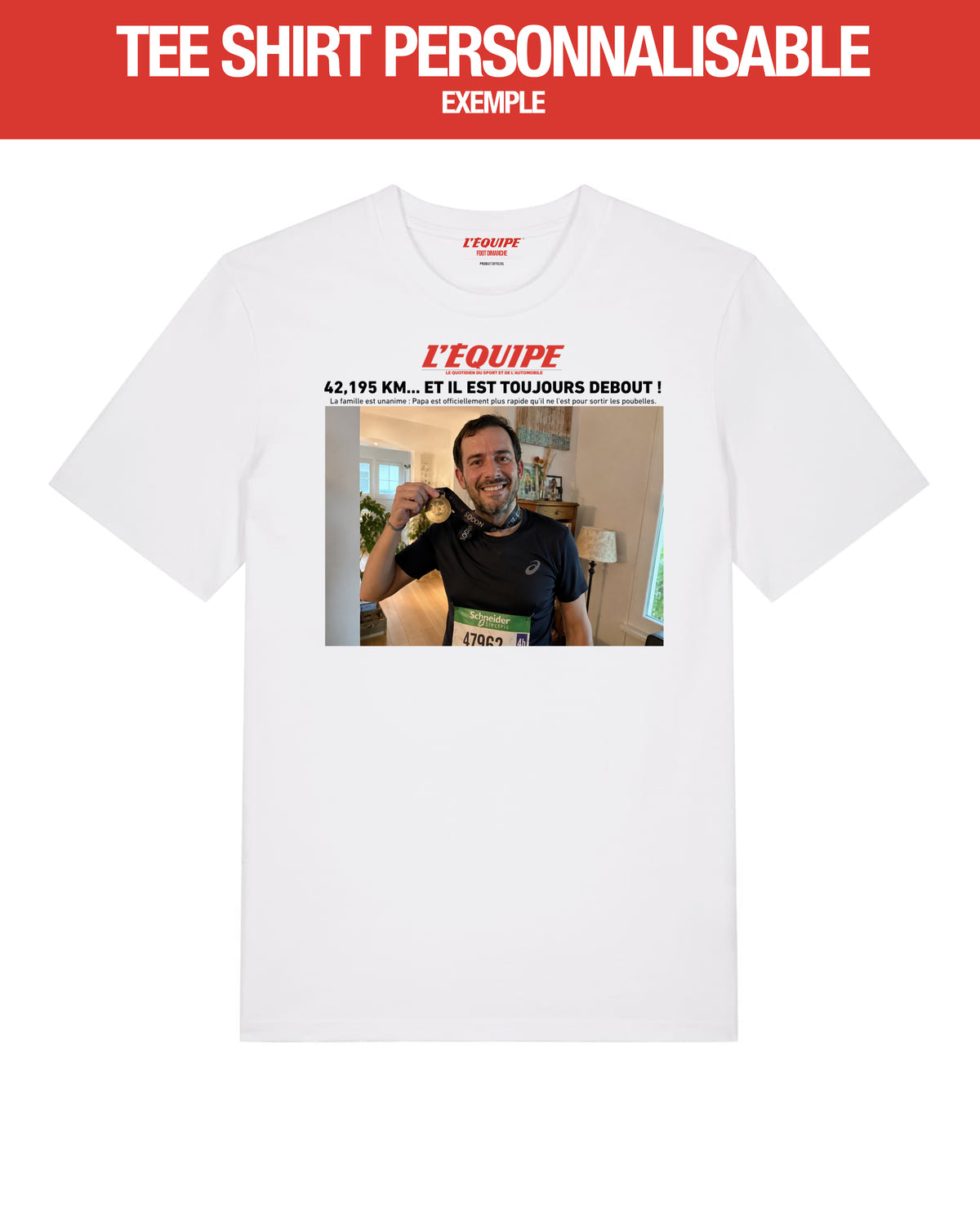 Tee Shirt UNE L'Equipe personnalisable