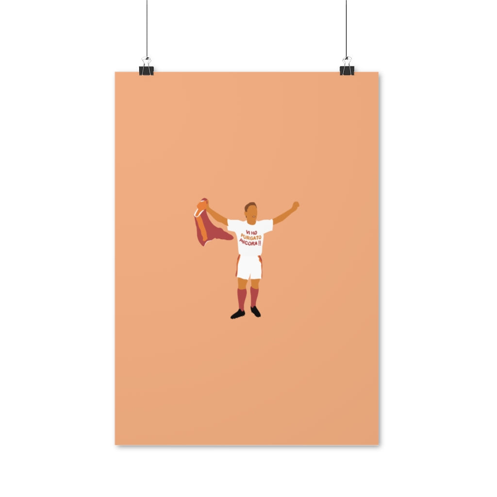 Poster Re di Roma Totti - Foot DimanchePoster Re di Roma Totti - Foot Dimanche