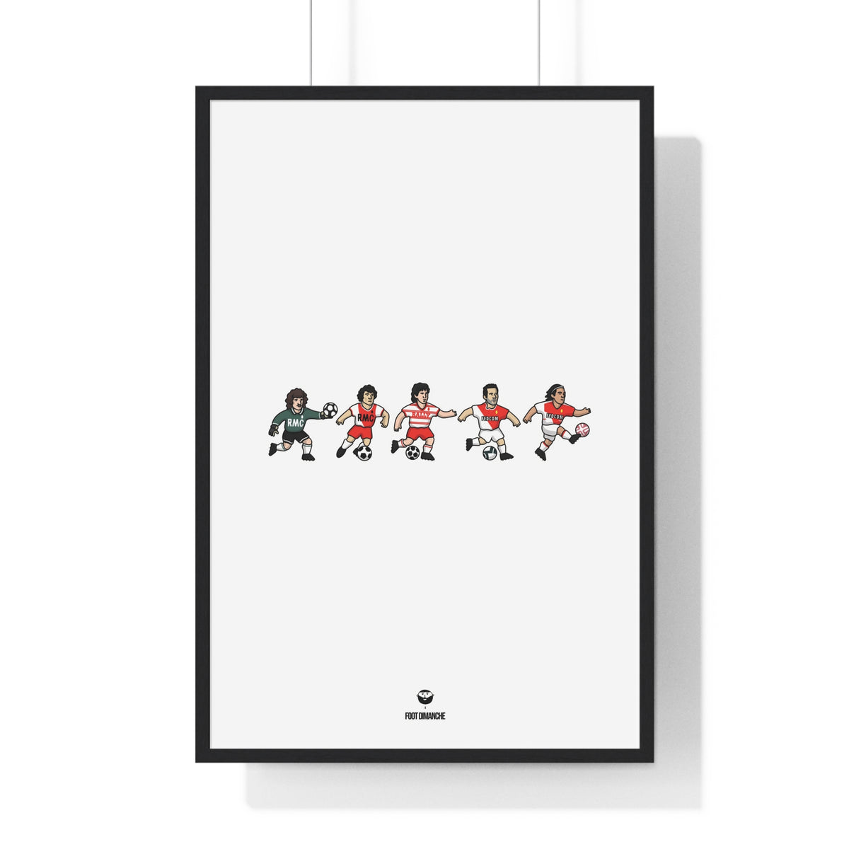 Poster Monaco - Foot Dimanche x Clément Striano