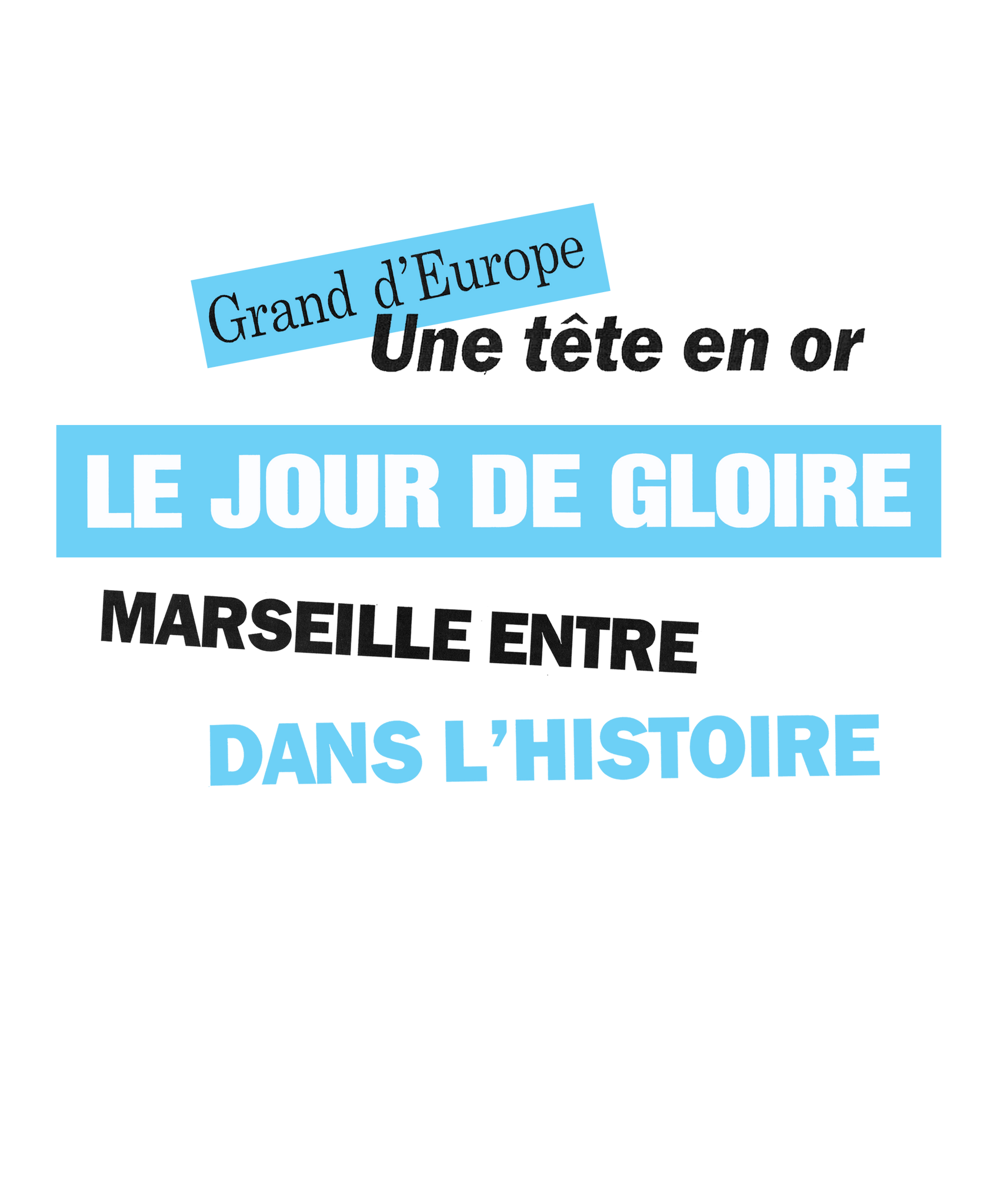 Tee Shirt Le jour de gloire - L'Equipe x Foot Dimanche